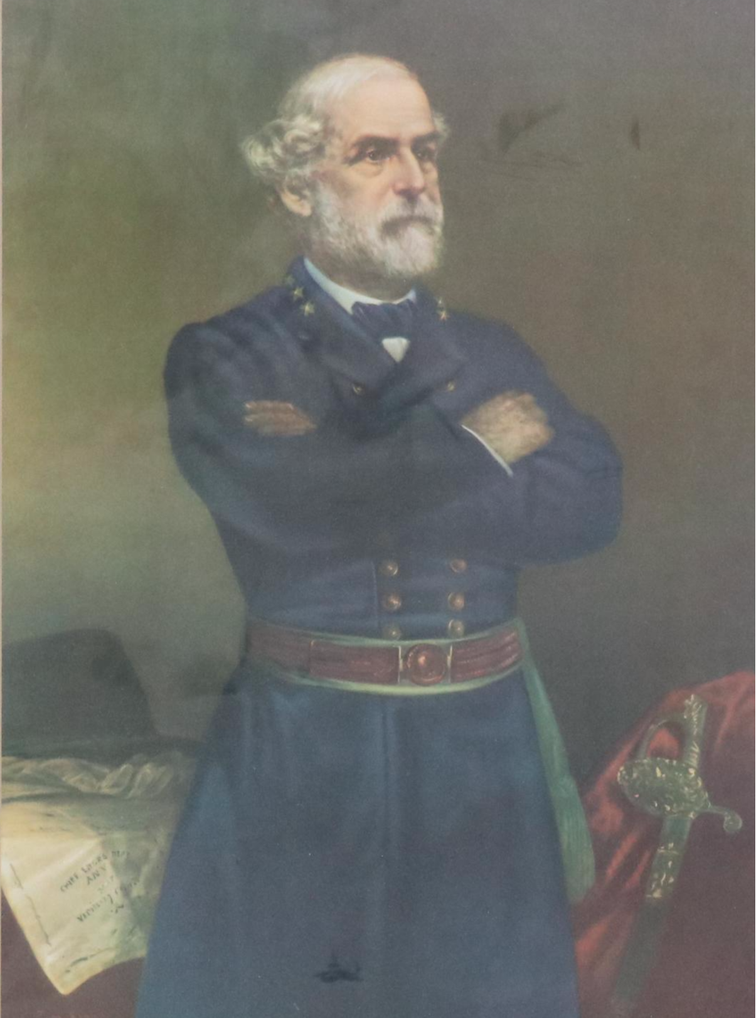 Offset Lithograph of General Robert E. Lee After John Adams Elder