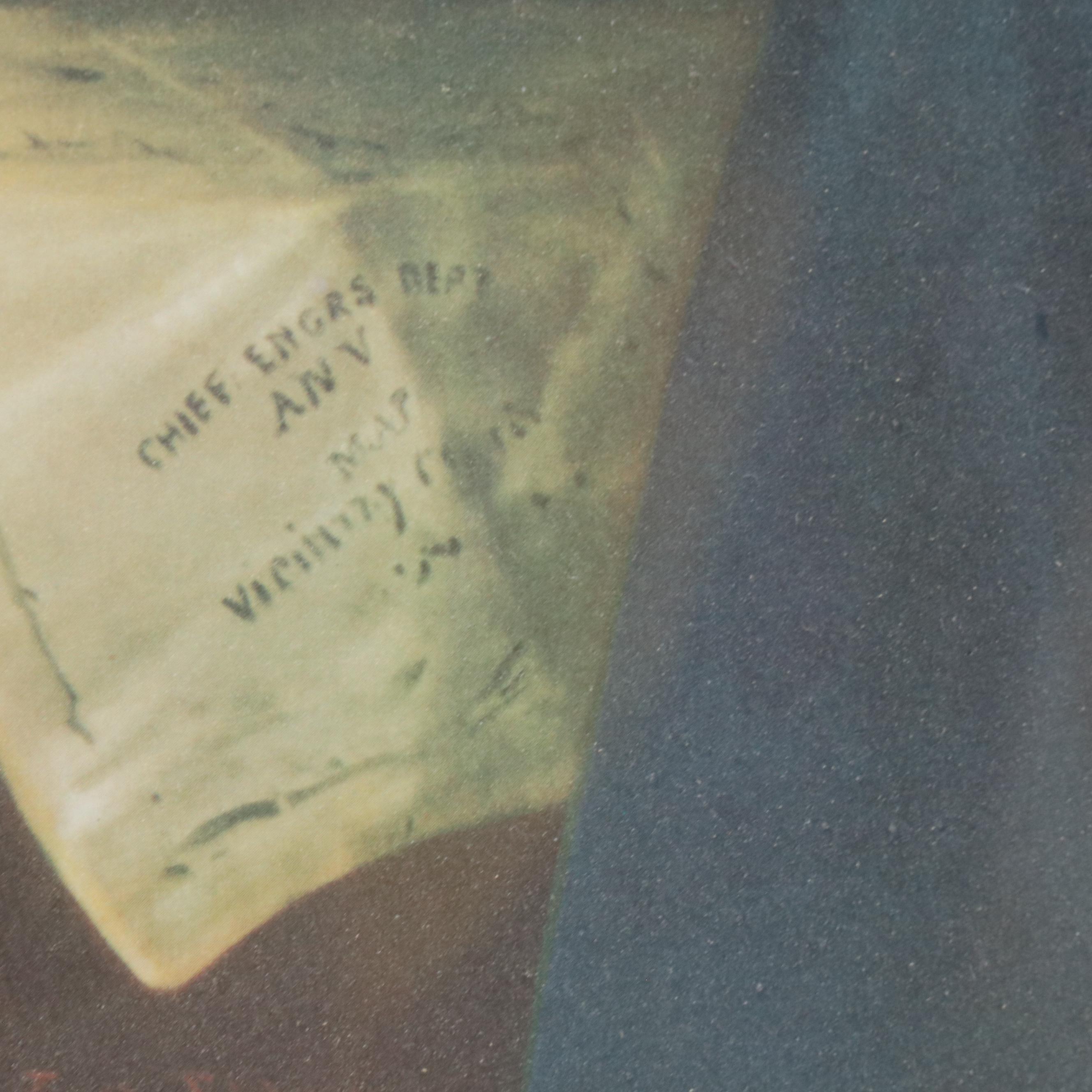 Offset Lithograph of General Robert E. Lee After John Adams Elder