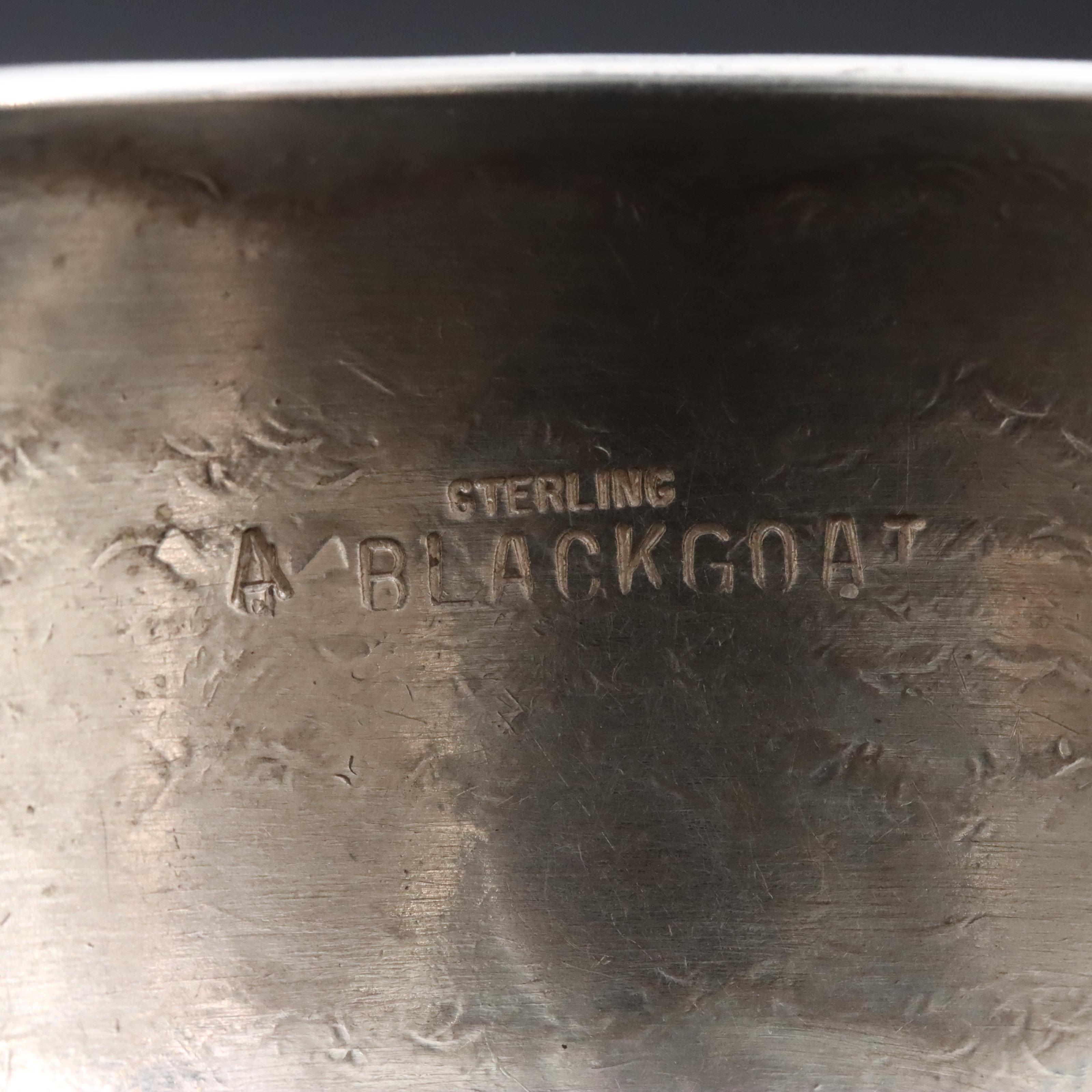 Arnold Blackgoat Navajo Diné Sterling Stampwork Cuff