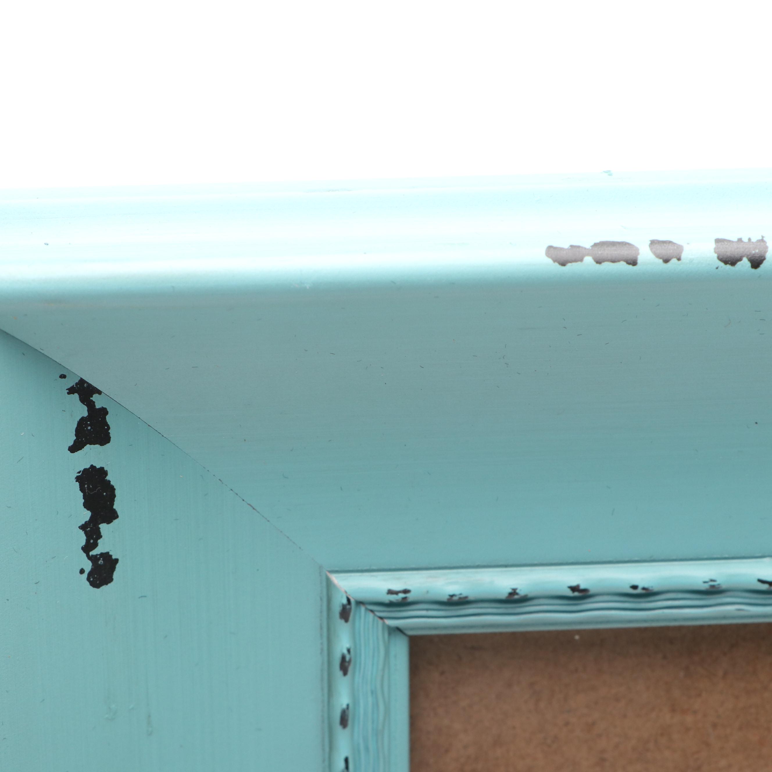 Contemporary Pink, Blue and Gold Finished Picture Frames