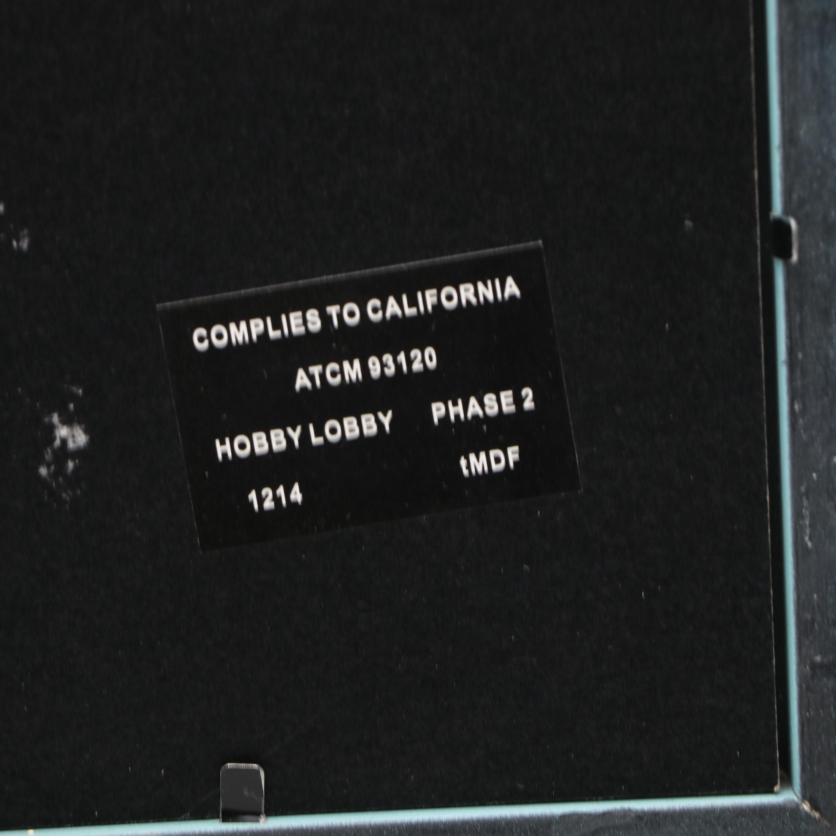 Contemporary Pink, Blue and Gold Finished Picture Frames