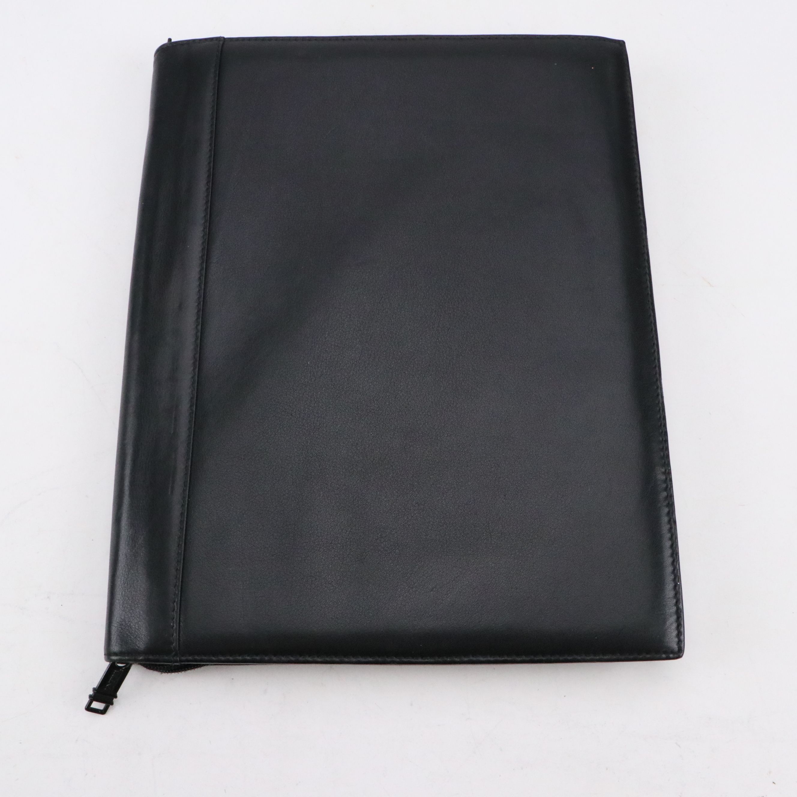 Tumi Leather Folio, with Planner and More Desk Accessories, Pens