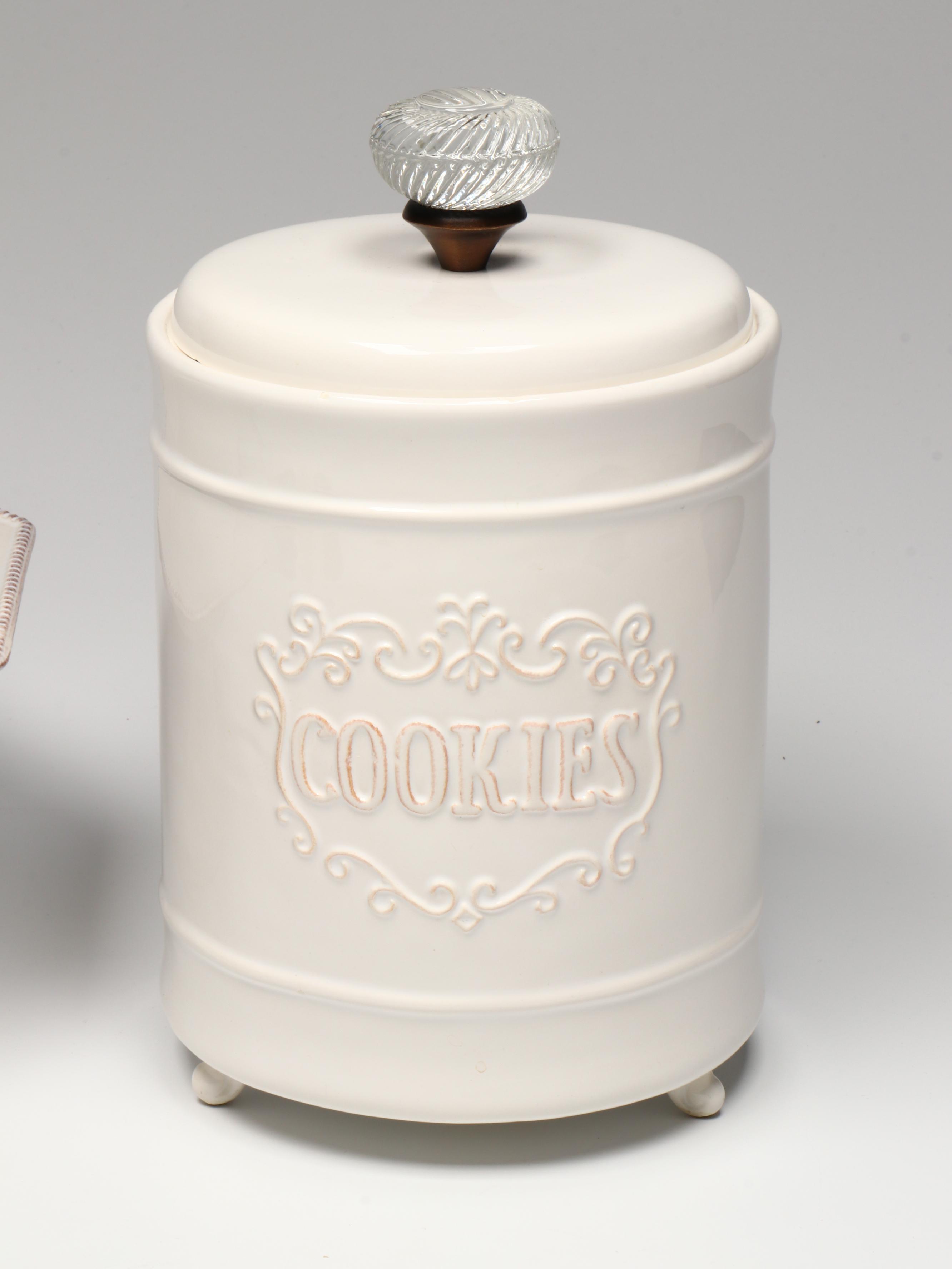 L.L. Bean Mugs with Cake Stand and Other Kitchenware