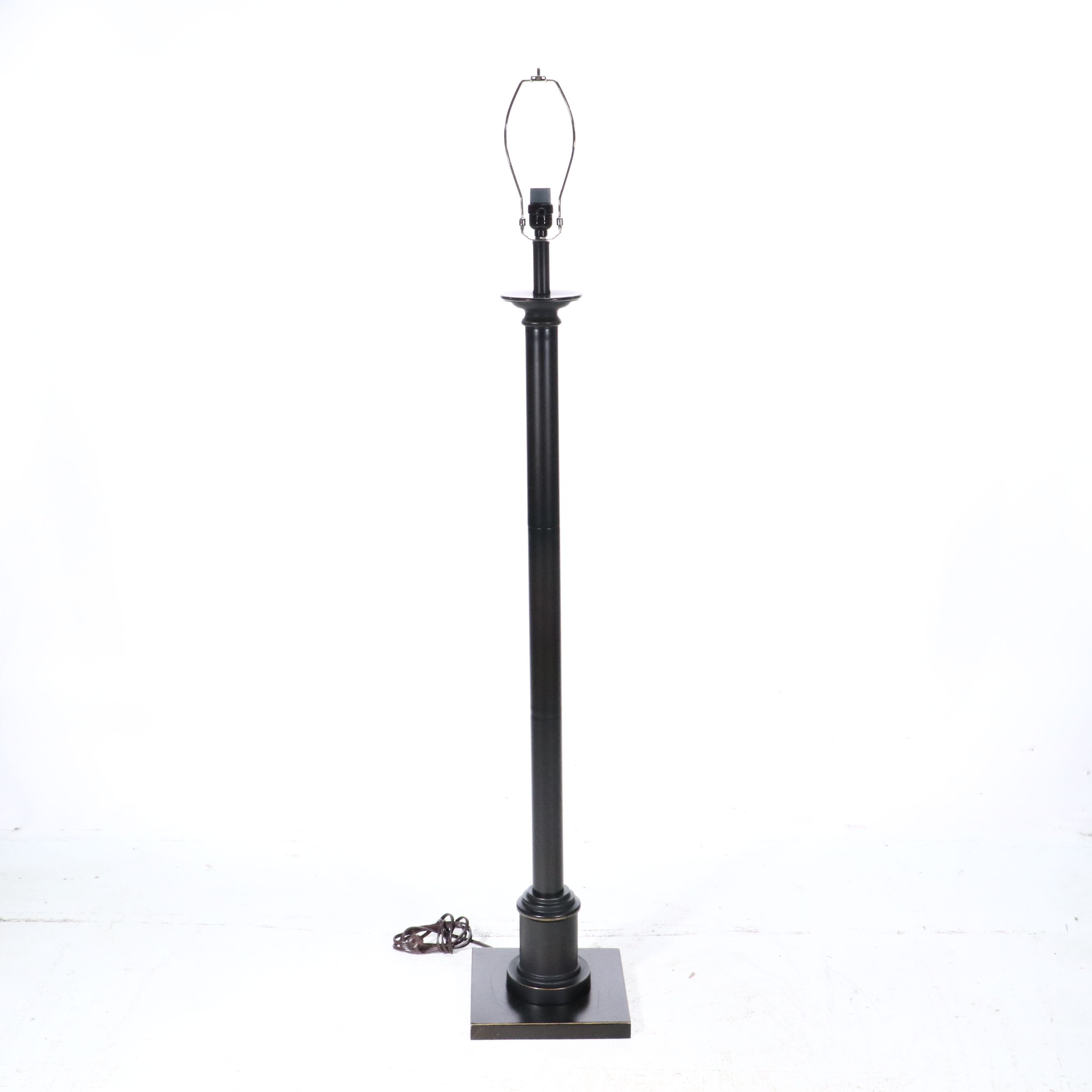 Contemporary Bronzed Finish Floor Lamp