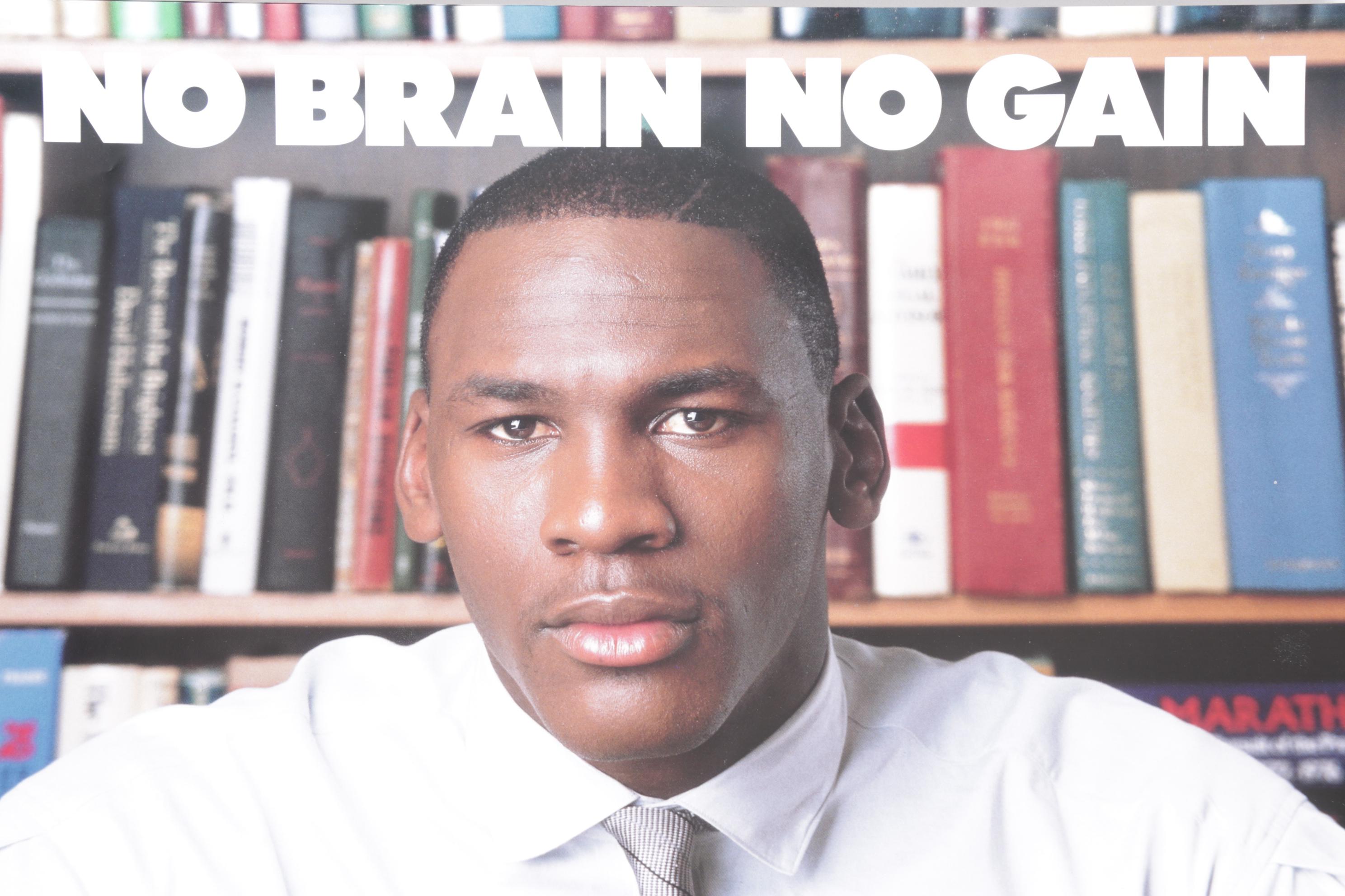 Michael Jordan "Stay in School" Inspirational Posters, 1990