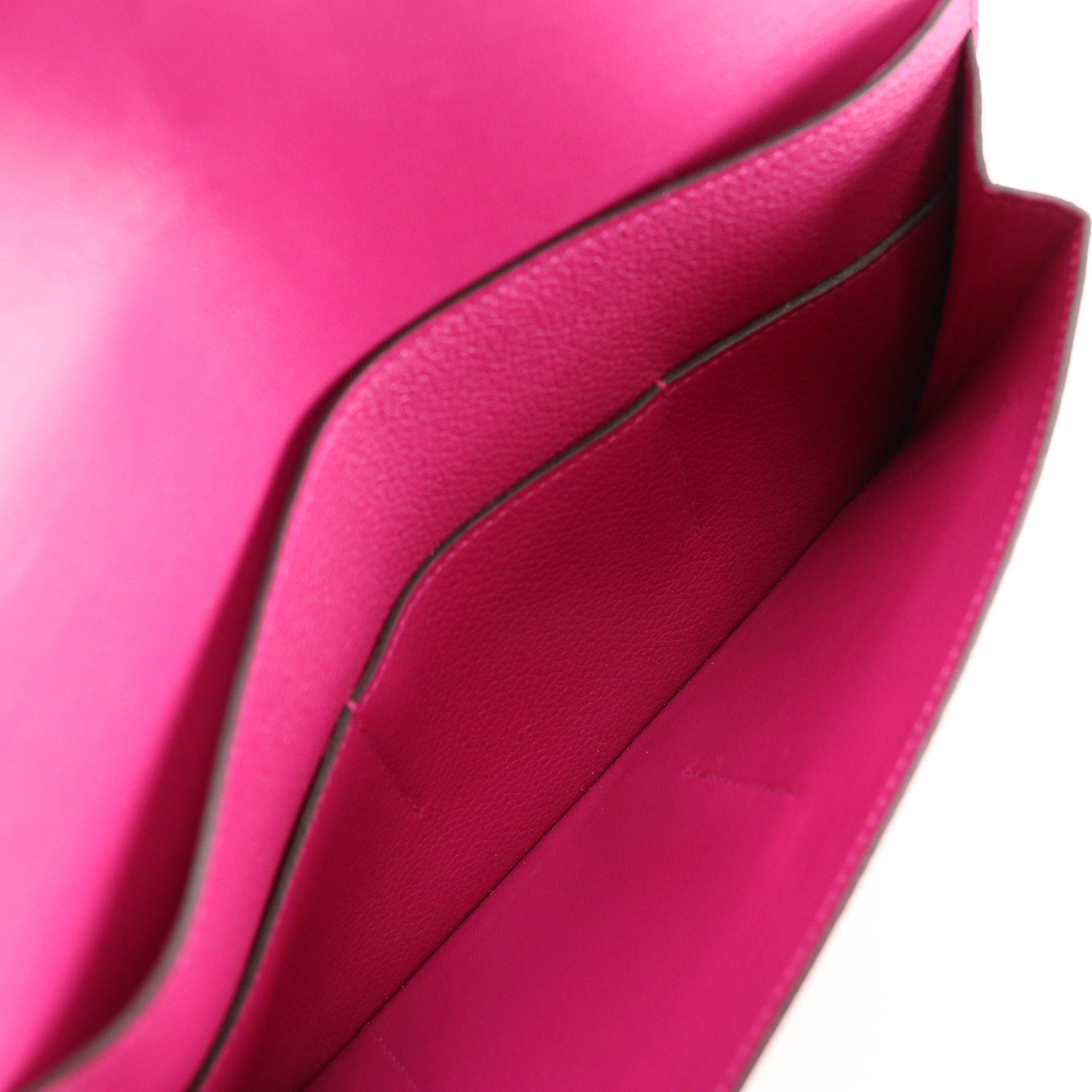 Hermès Dogon Duo GM Bifold Wallet in Clemence Leather