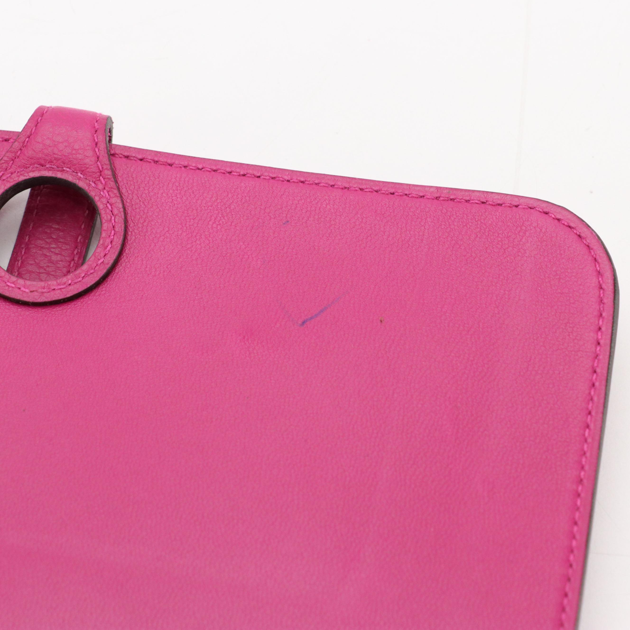 Hermès Dogon Duo GM Bifold Wallet in Clemence Leather