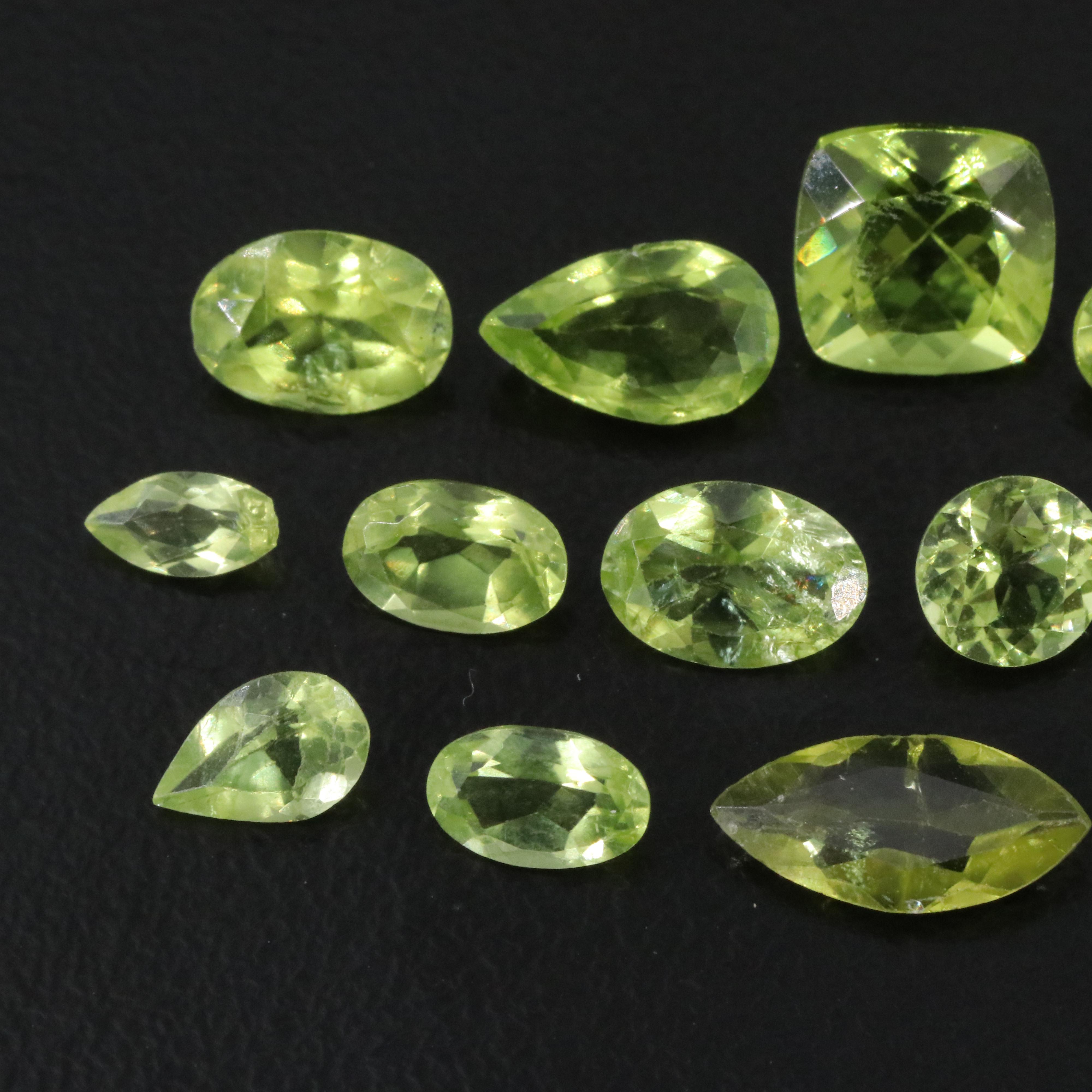 Loose 10.74 CTW Peridots