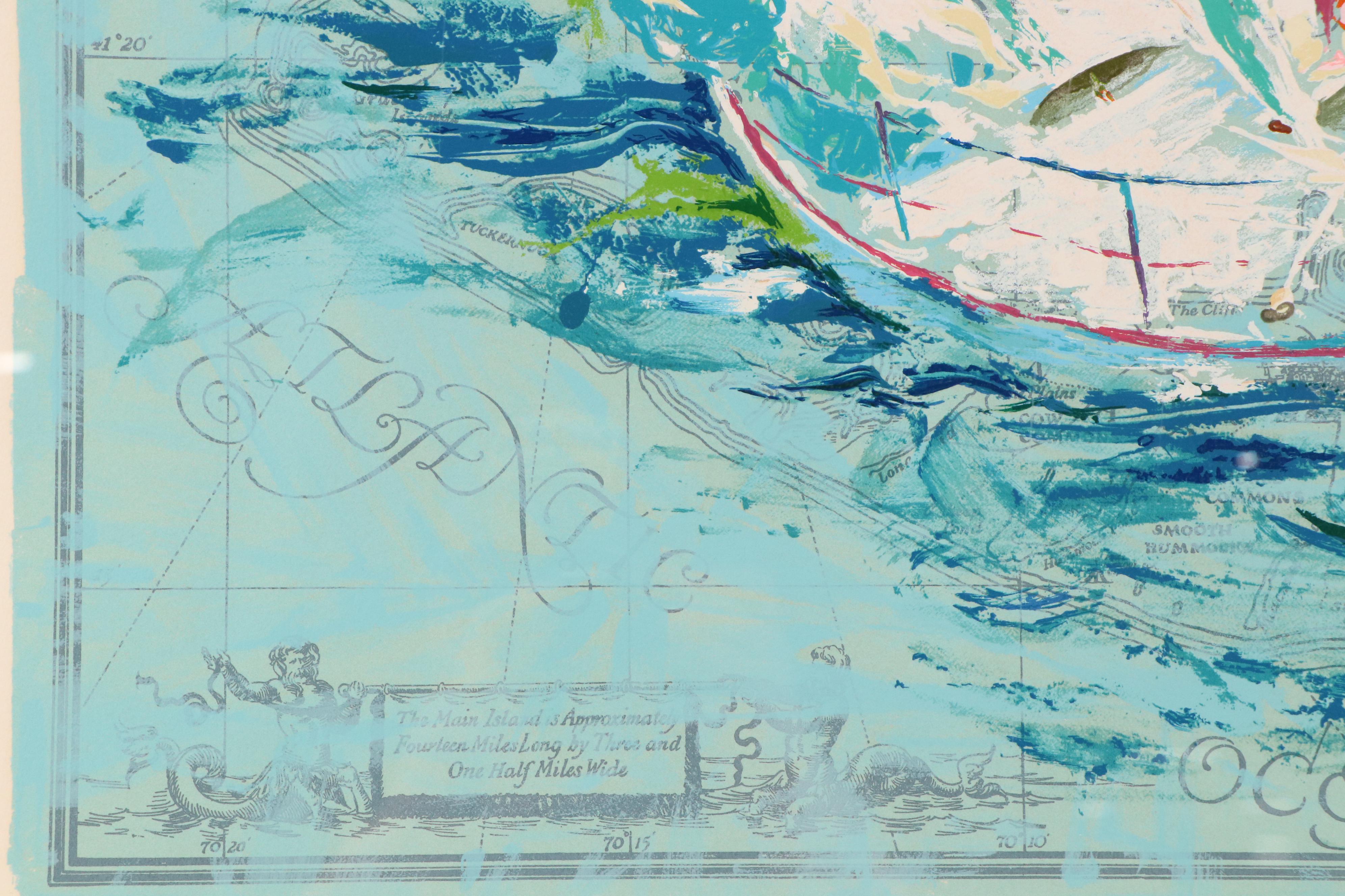 Leroy Neiman Serigraph "Nantucket Sailing," 1980