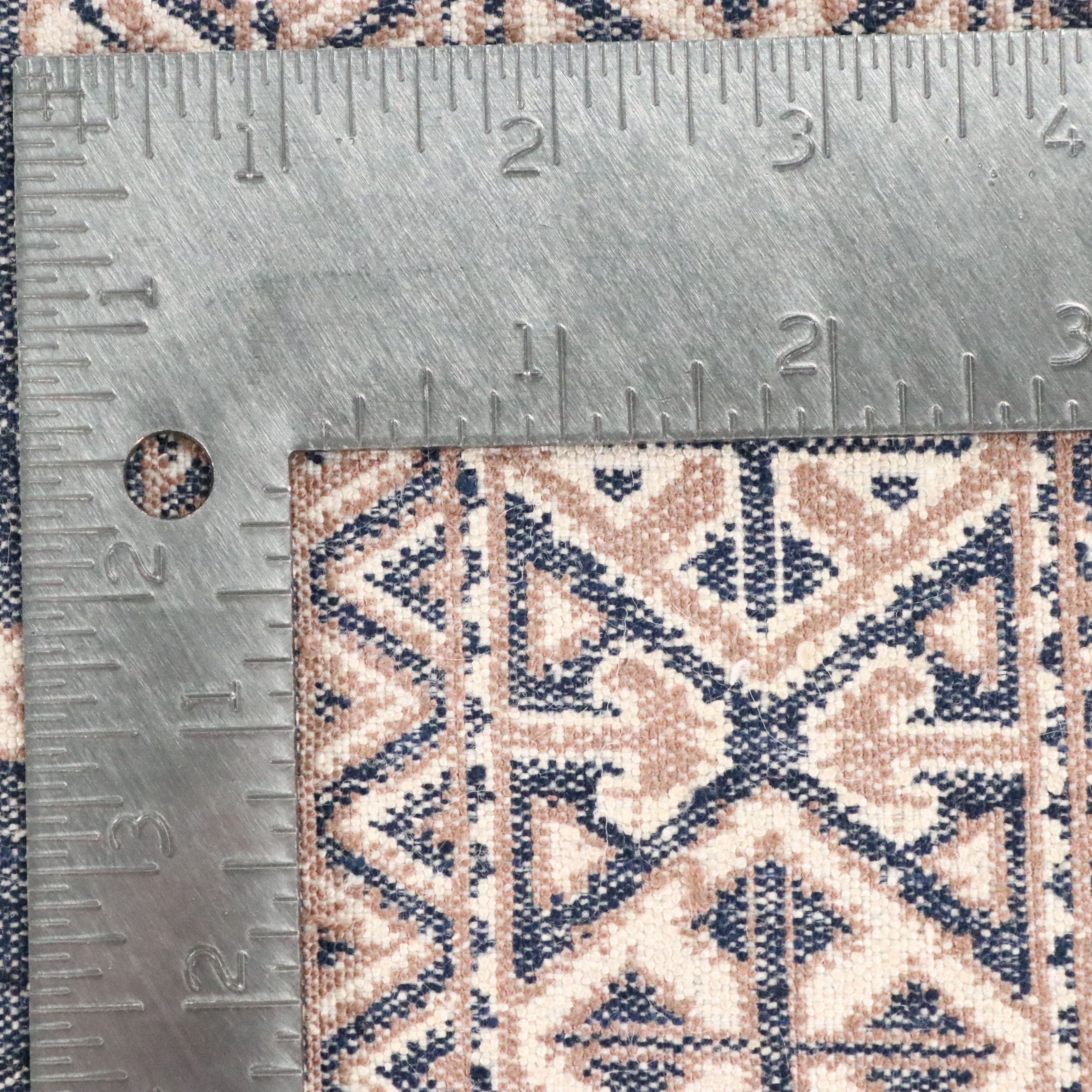 2'4 x 3'11 Hand-Knotted Pakistani Bokhara Accent Rug