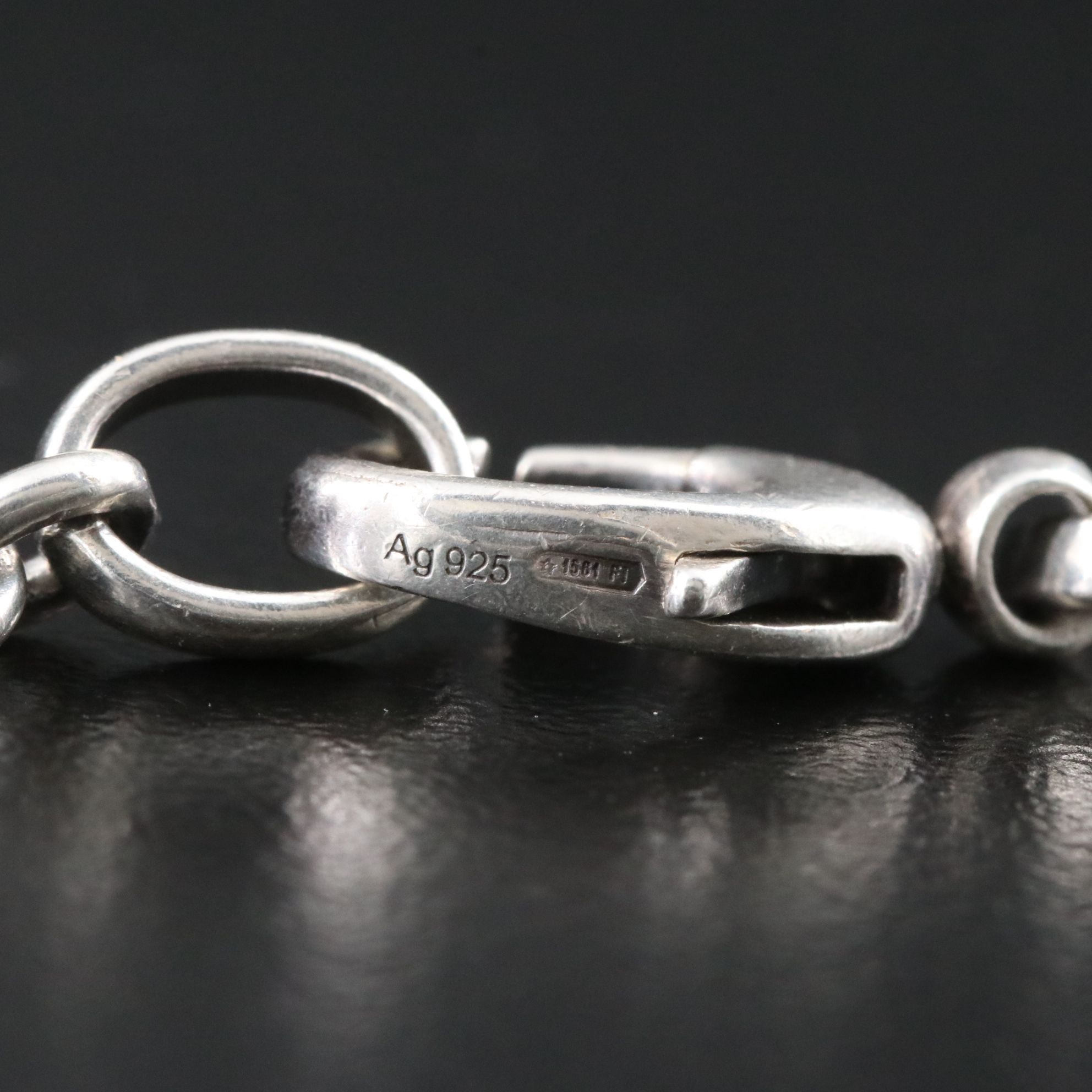 Gucci GG Logo Sterling Necklace