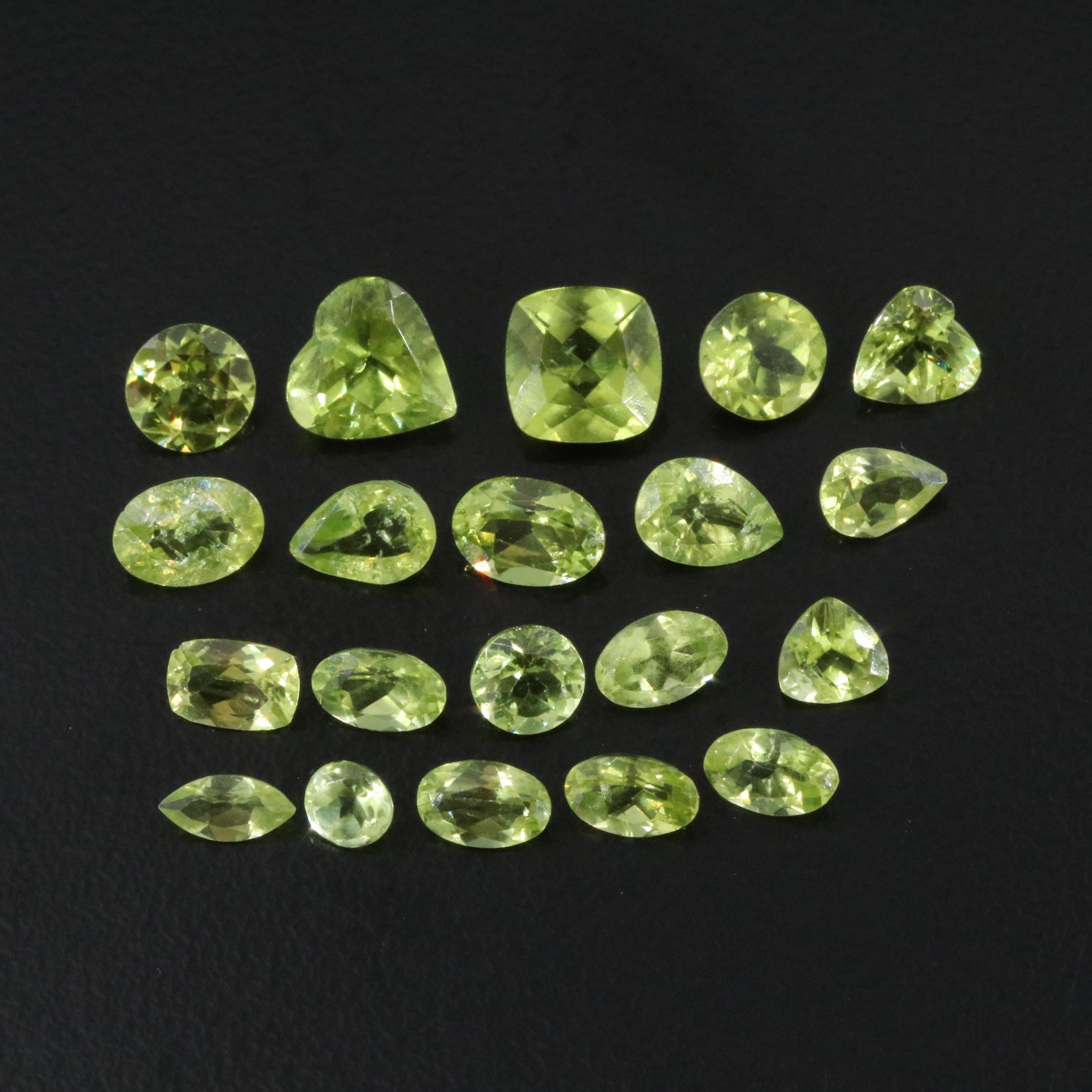 Loose 13.90 CTW Peridots
