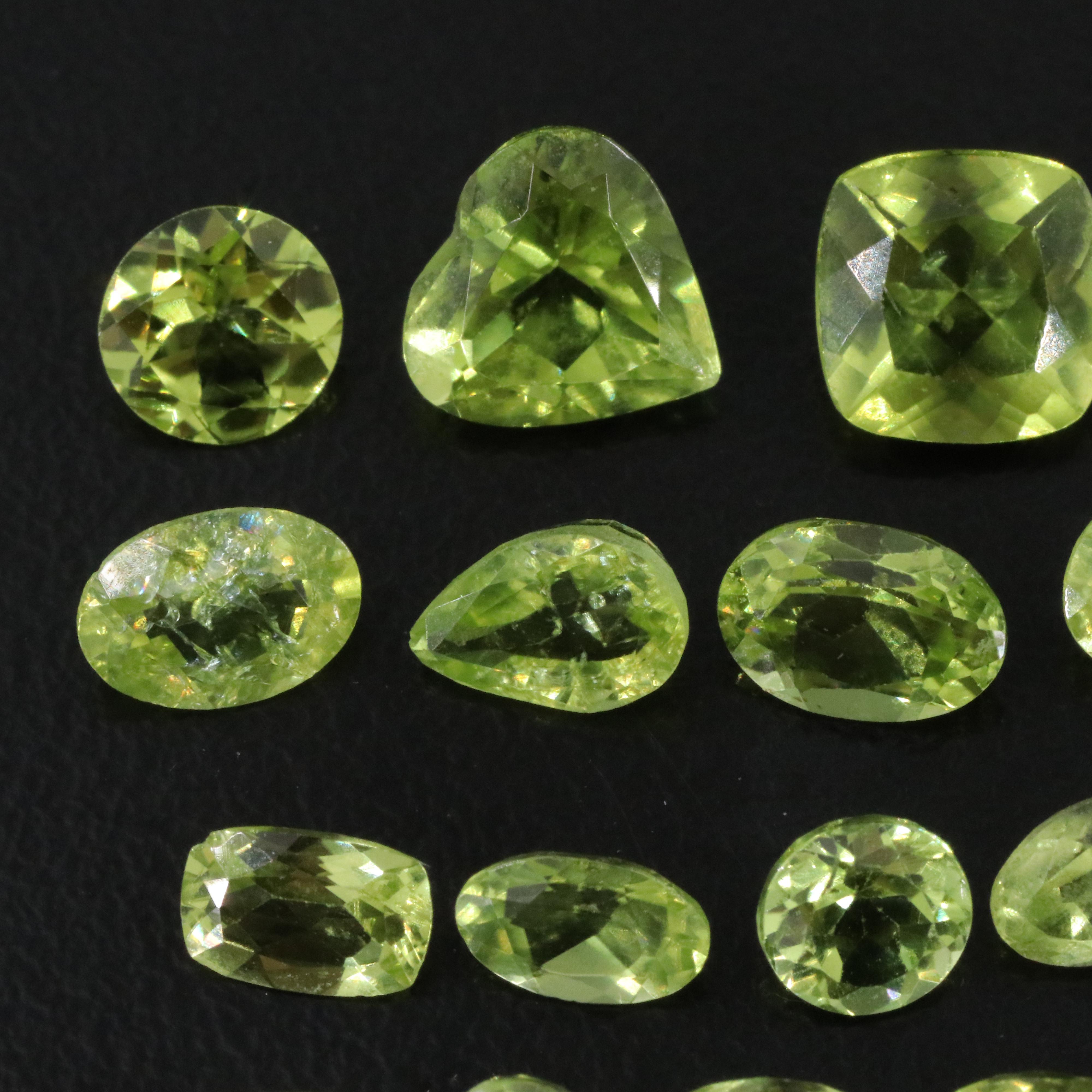 Loose 13.90 CTW Peridots