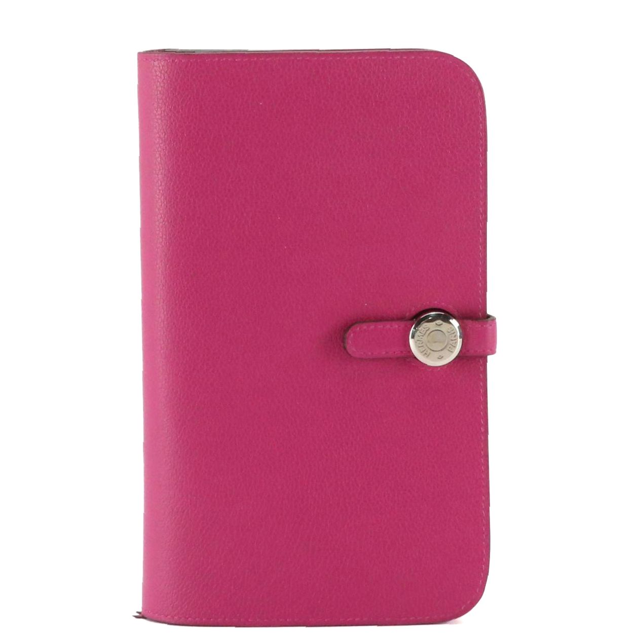 Hermès Dogon Duo GM Bifold Wallet in Clemence Leather