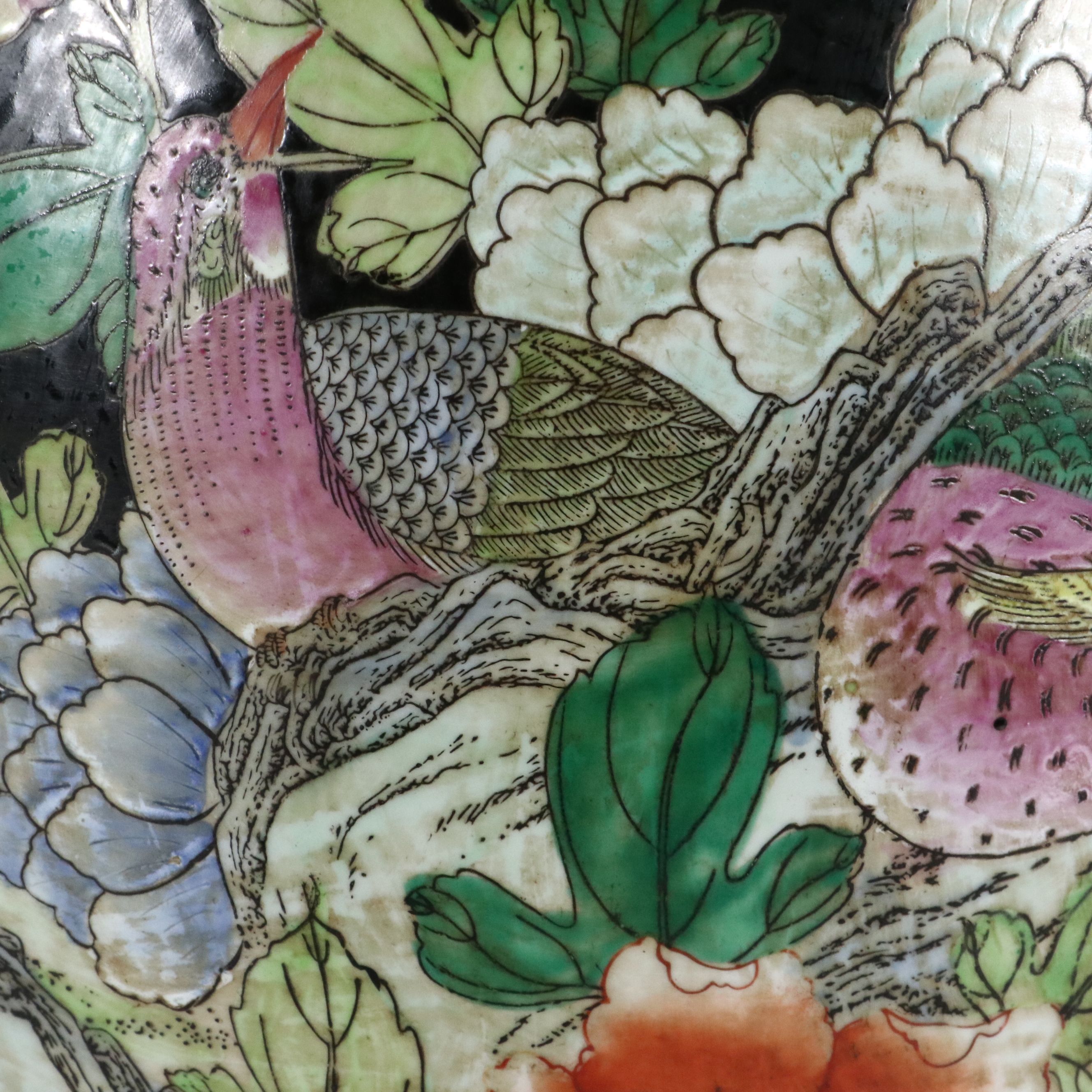 Chinese Famille Rose Porcelain Garden Stool