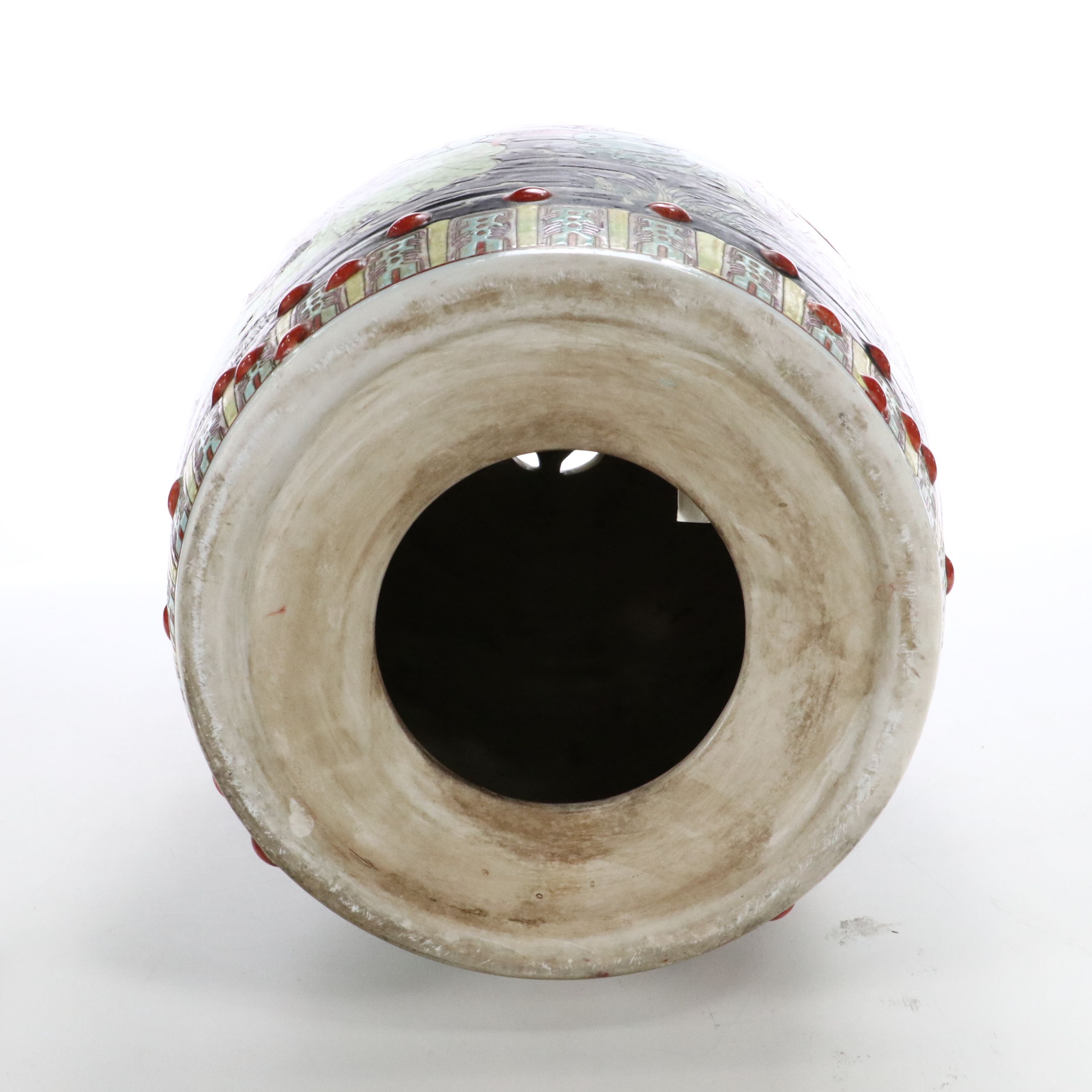 Chinese Famille Rose Porcelain Garden Stool