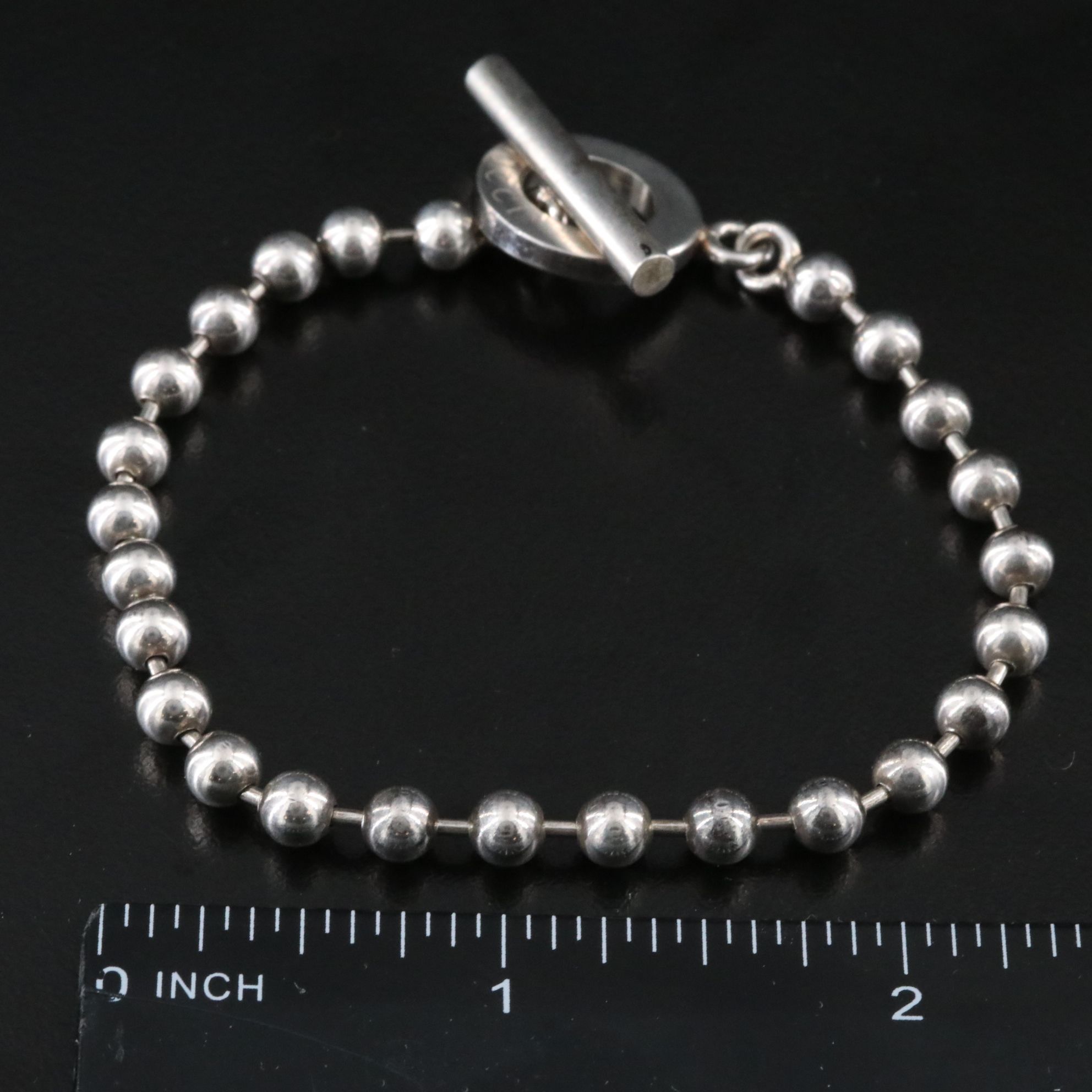 Gucci Sterling Ball Chain Bracelet