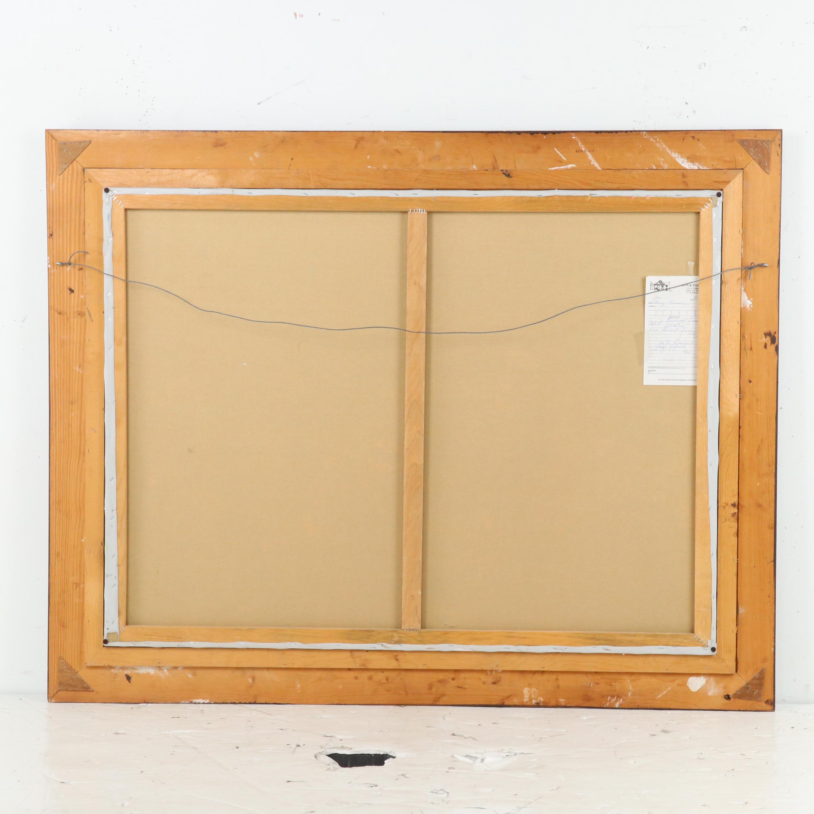 Oil Painting After Pierre Georges Jeanniot "Le Diner a l'Hotel Ritz"