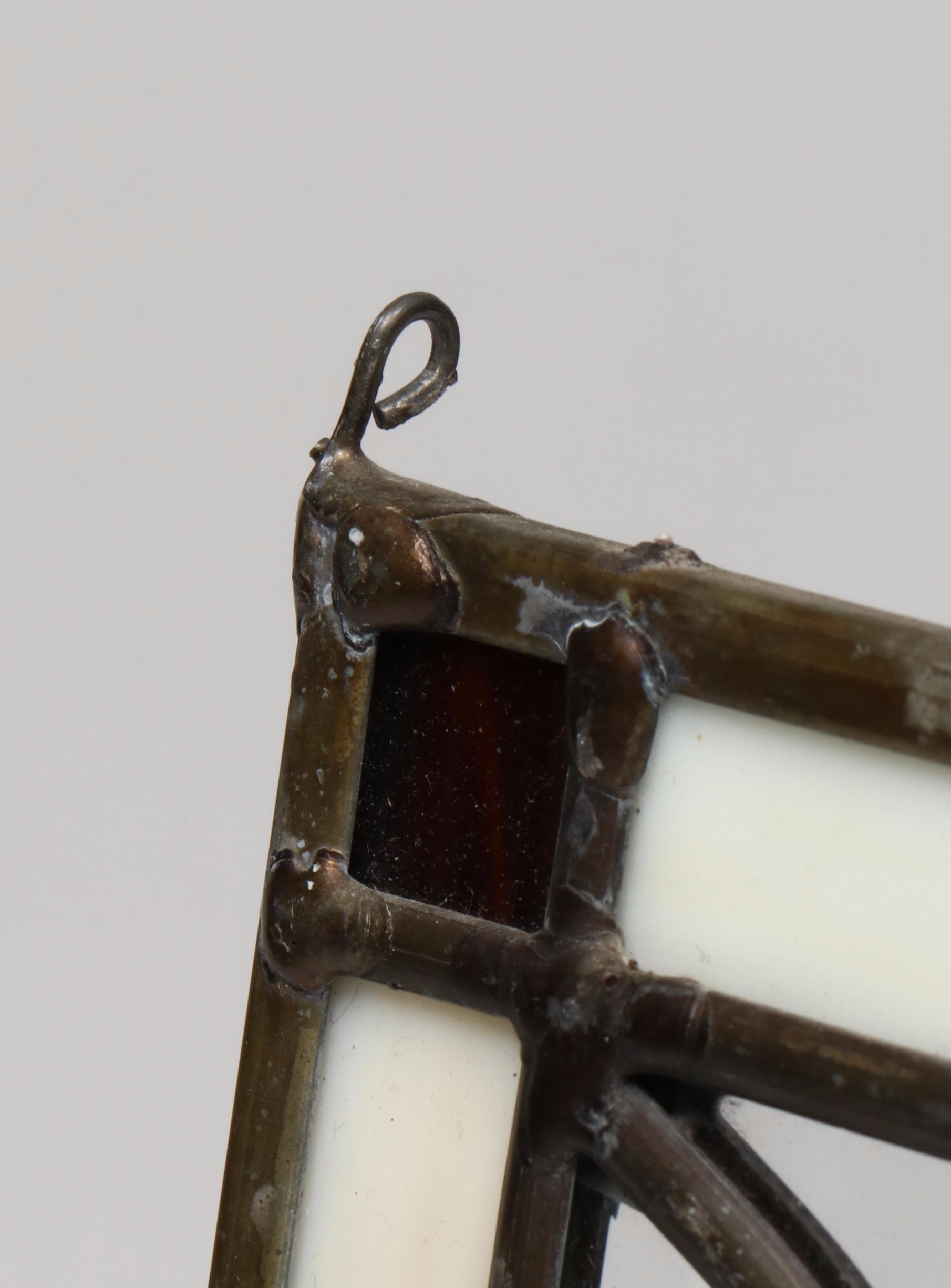 Arts & Crafts Style Stained Glass Panel