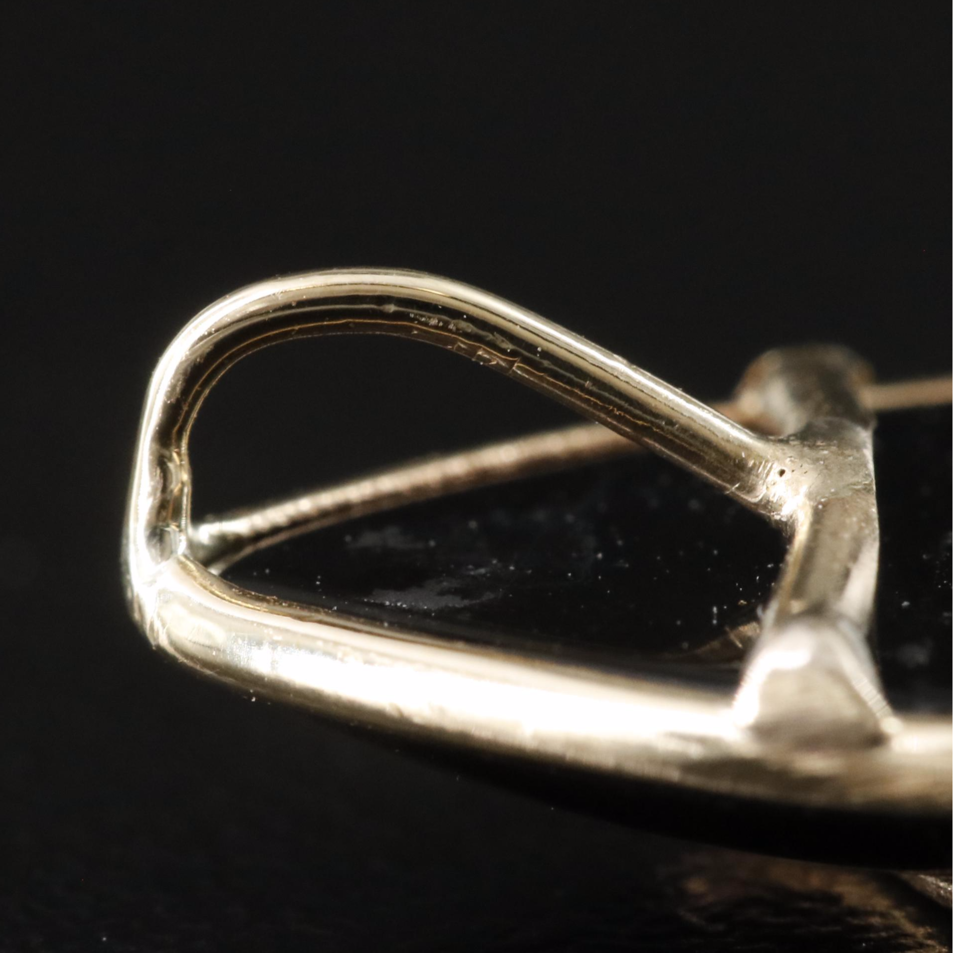 14K Black Onyx Pendant