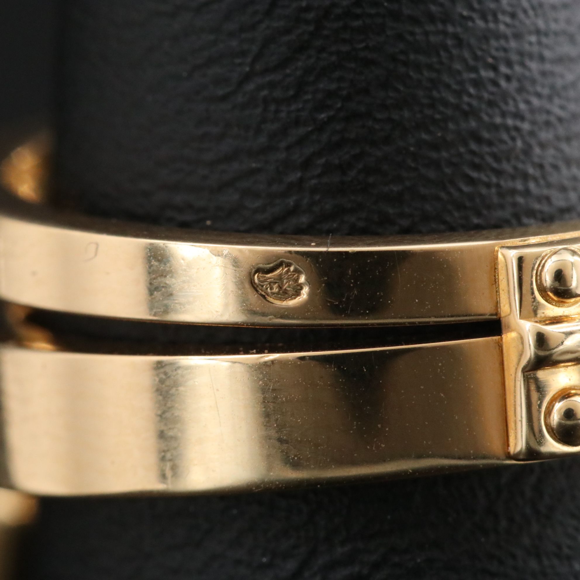 Louis Vuitton 18K Lockit Padlock Charm Ring