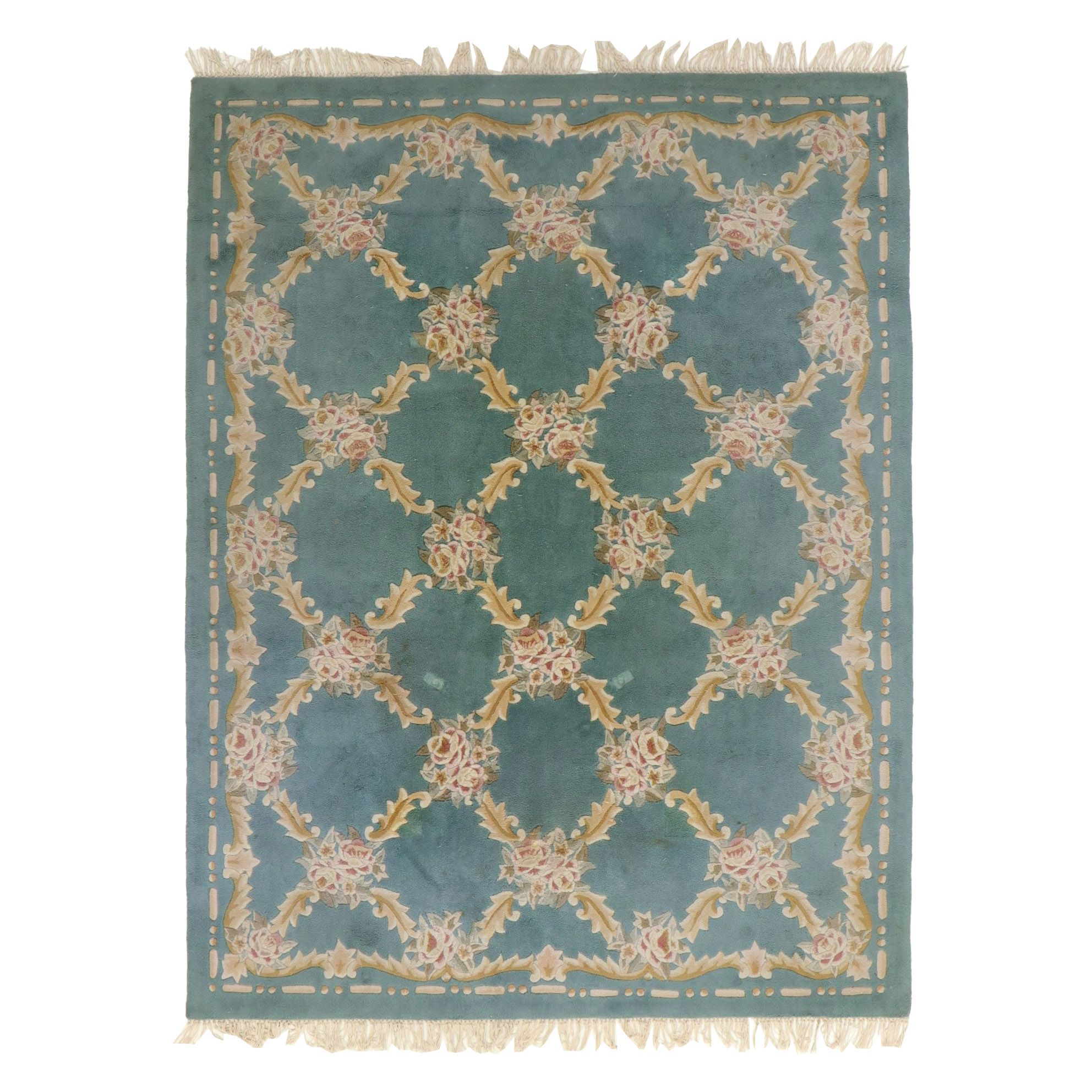 8' x 11' Hand-Tufted Splender Collection Chinese Area Rug