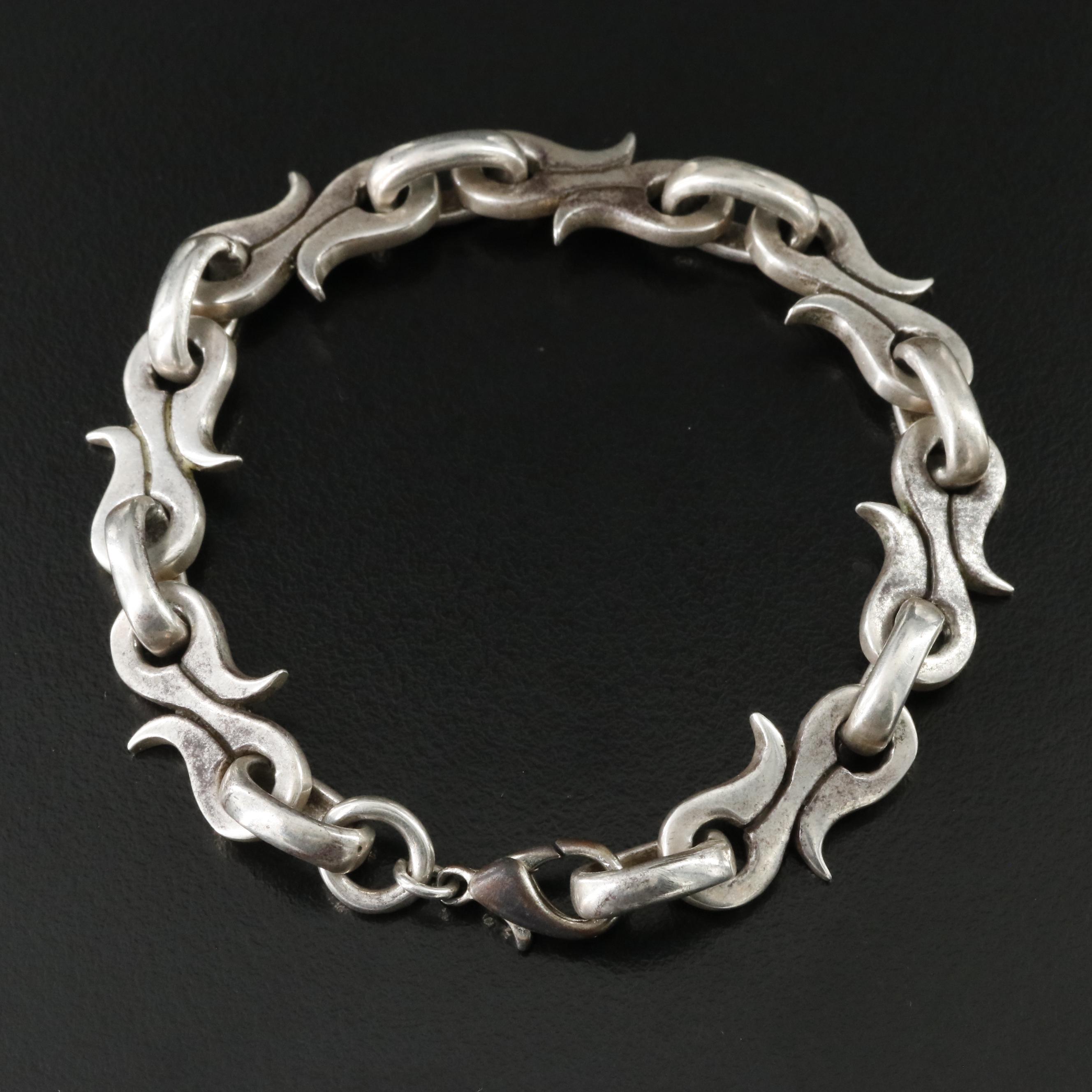 Mexican Sterling Link Bracelet