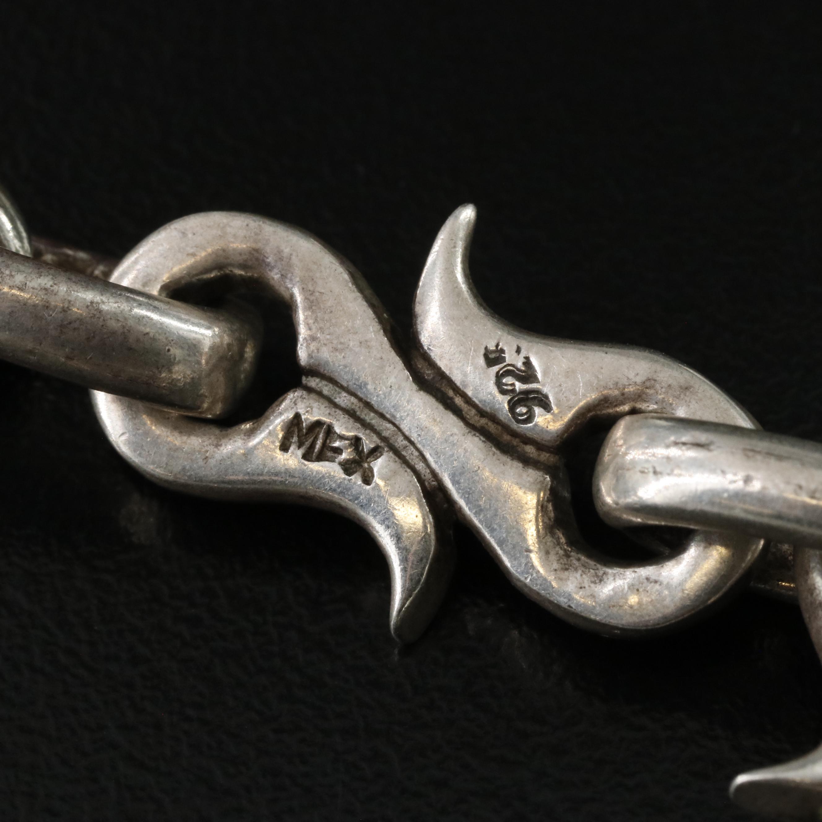 Mexican Sterling Link Bracelet