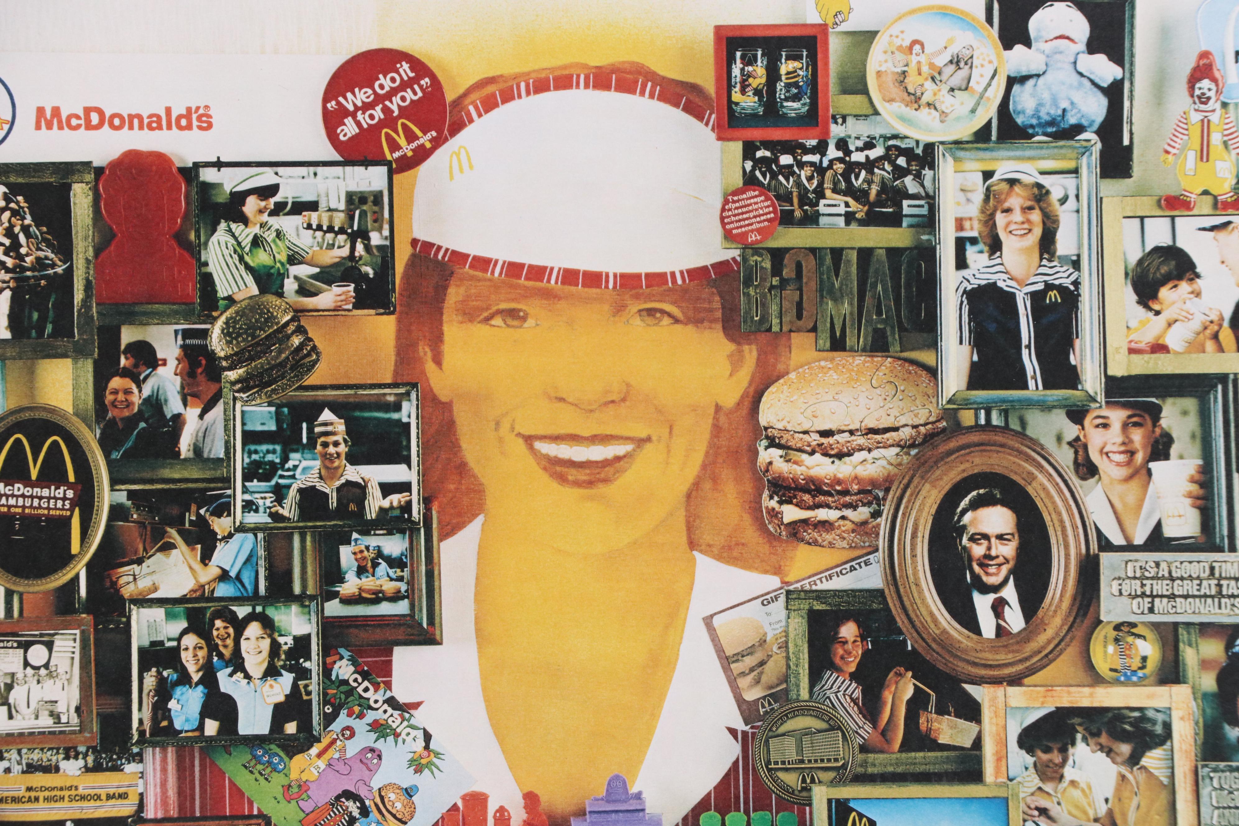 Large Lithograph Celebrating McDonald's 30th Anniversary, 1985