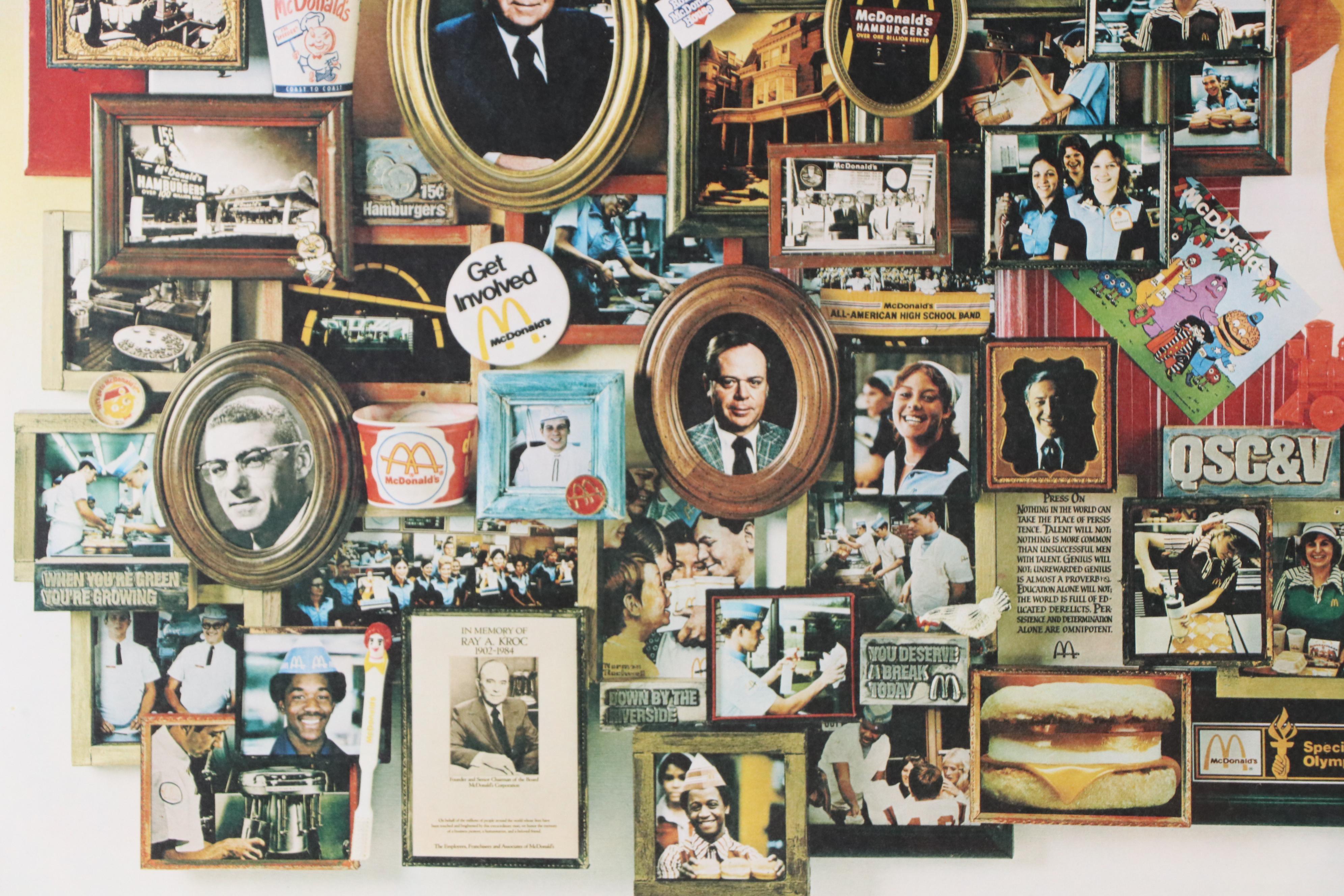 Large Lithograph Celebrating McDonald's 30th Anniversary, 1985