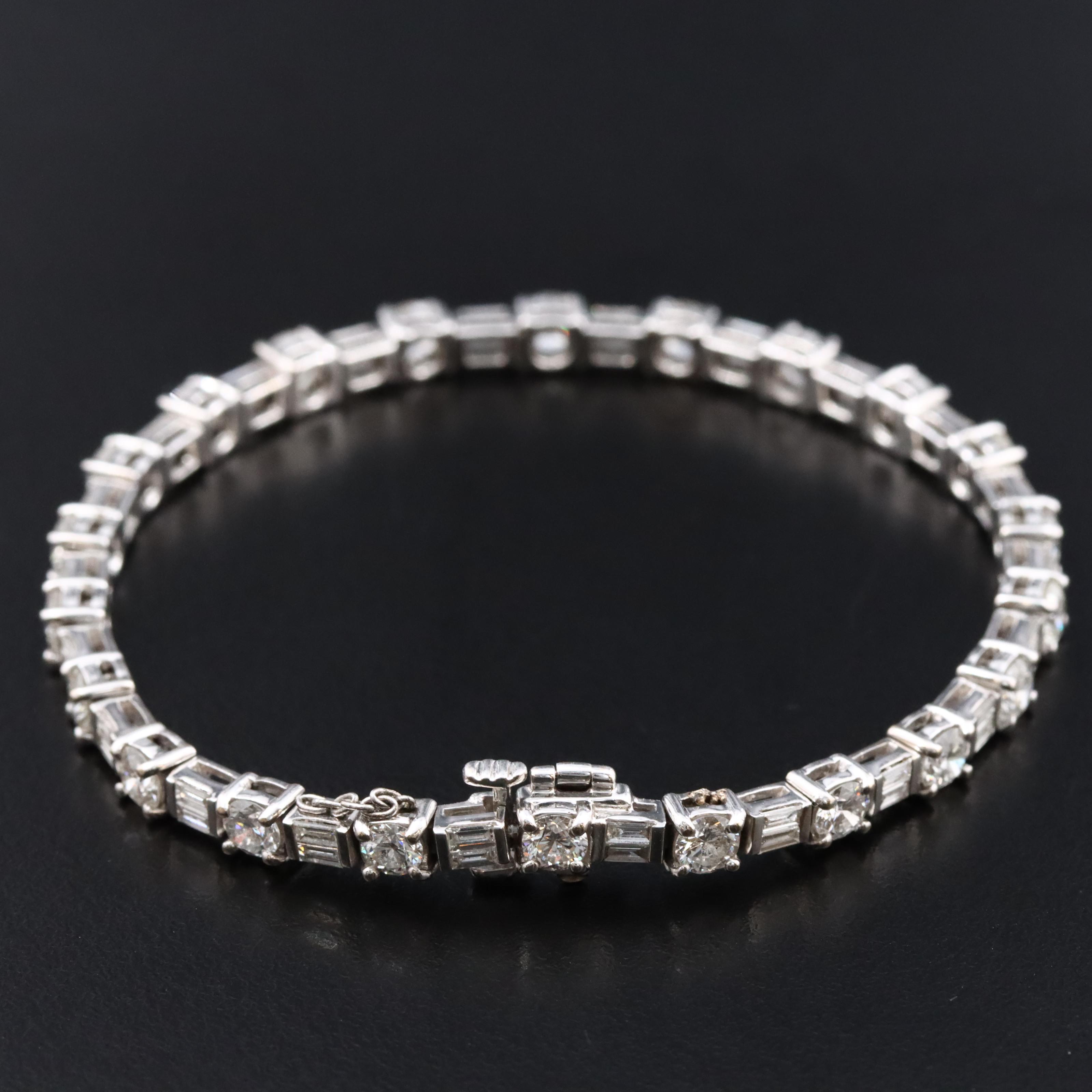 18K 6.48 CTW Diamond Line Bracelet