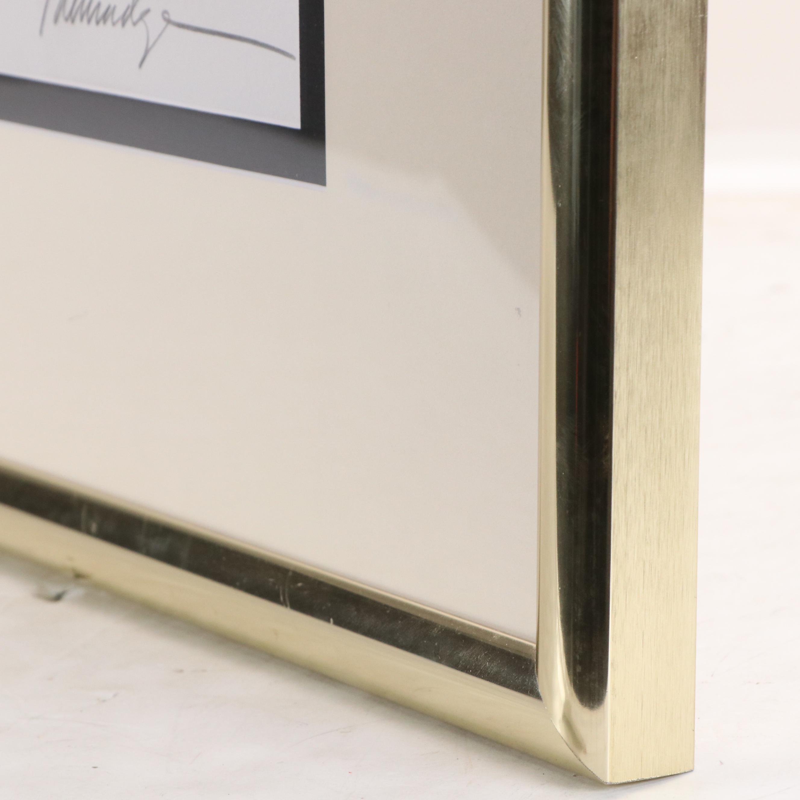 James Talmadge Serigraph, "Santa Monica Sunset," Late 20th Century