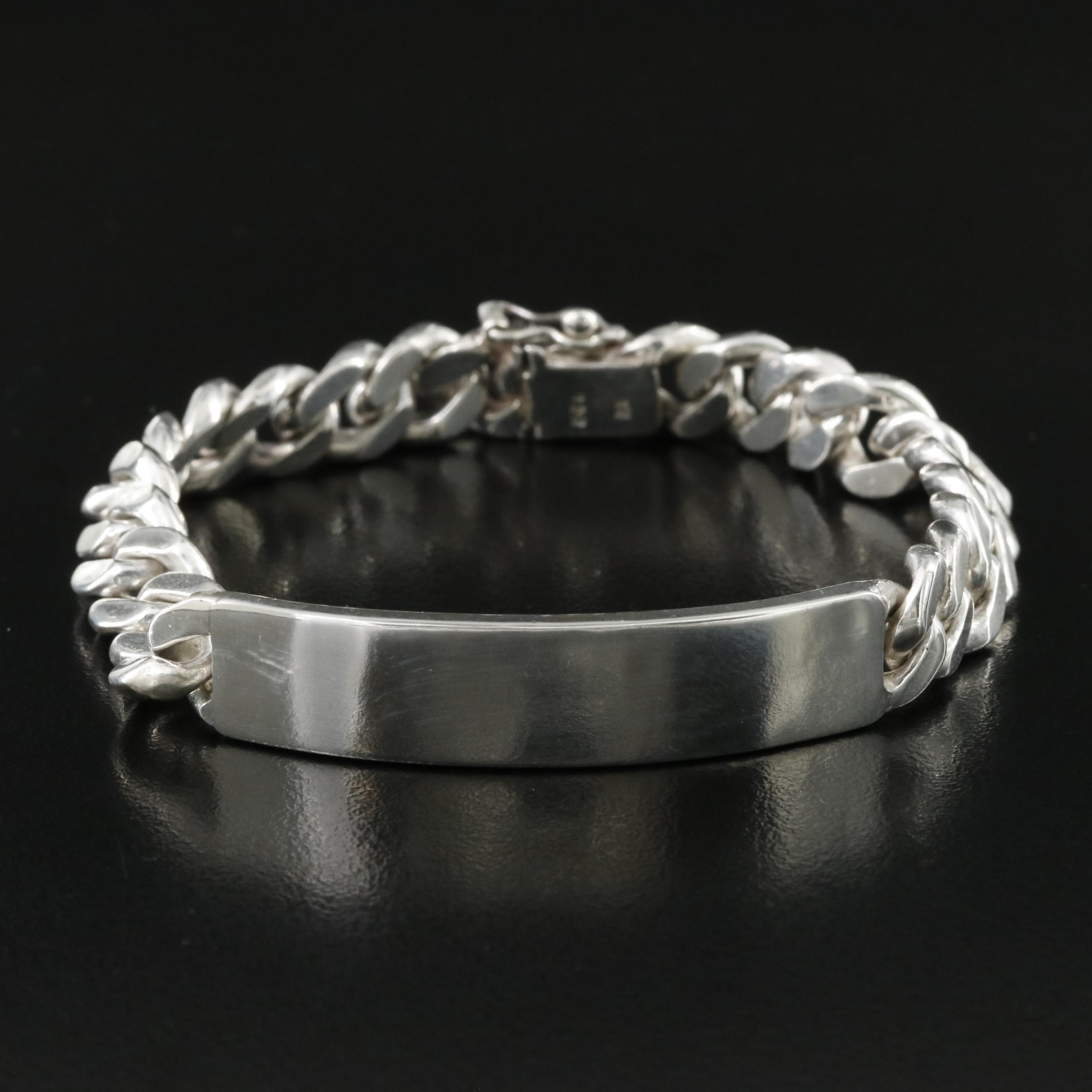Sterling ID Bracelet