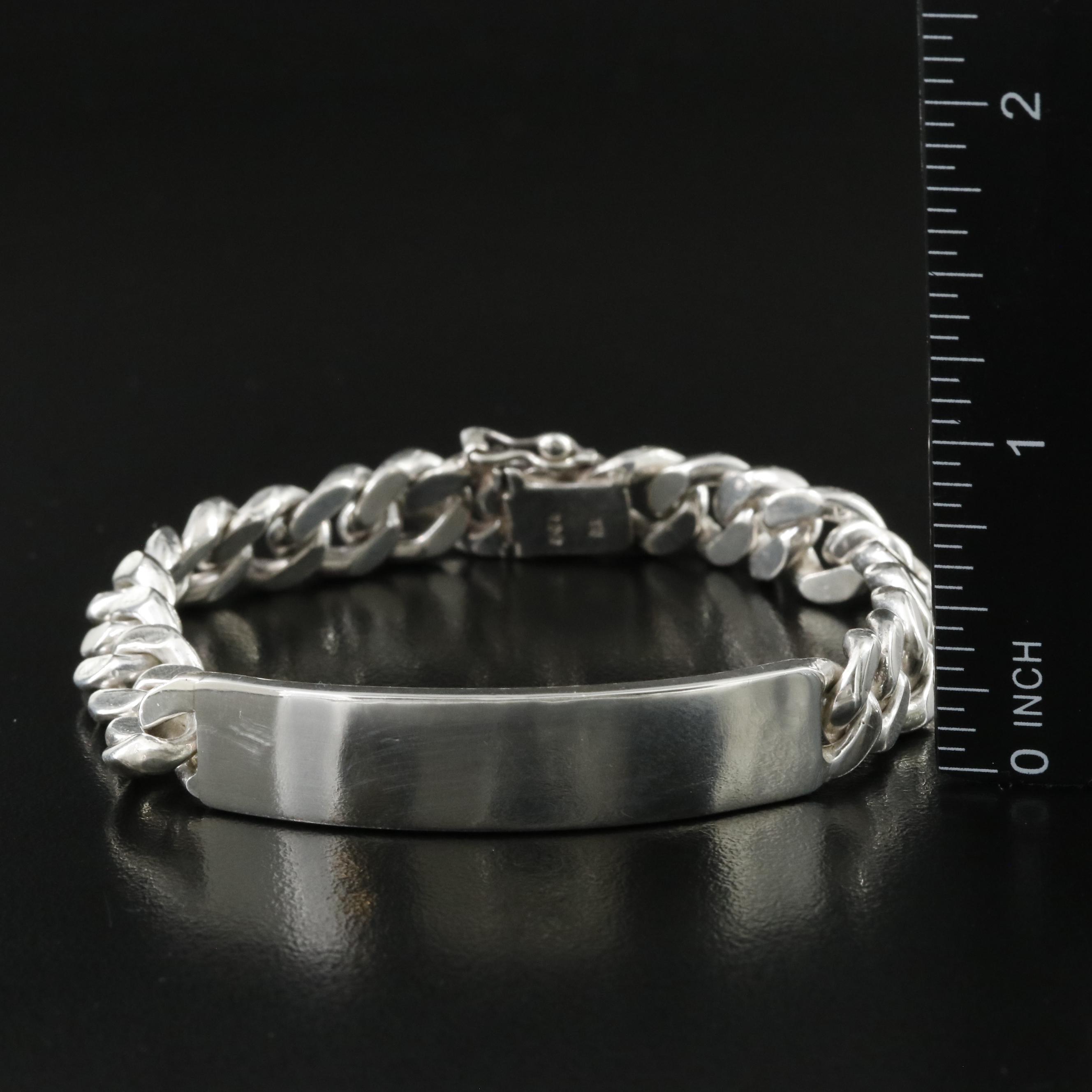 Sterling ID Bracelet