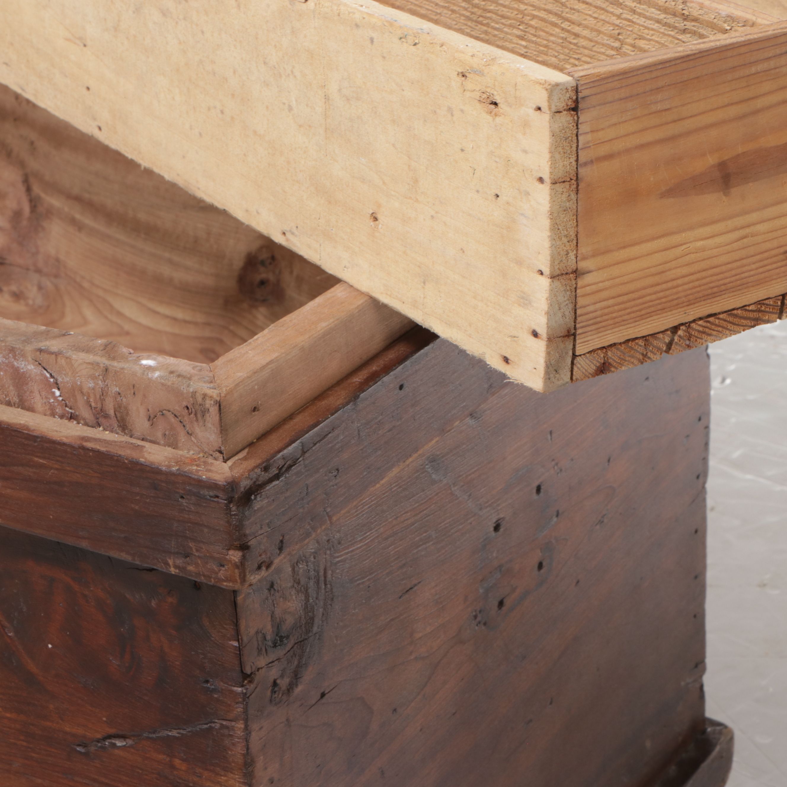 American Primitive Style Pine Chest