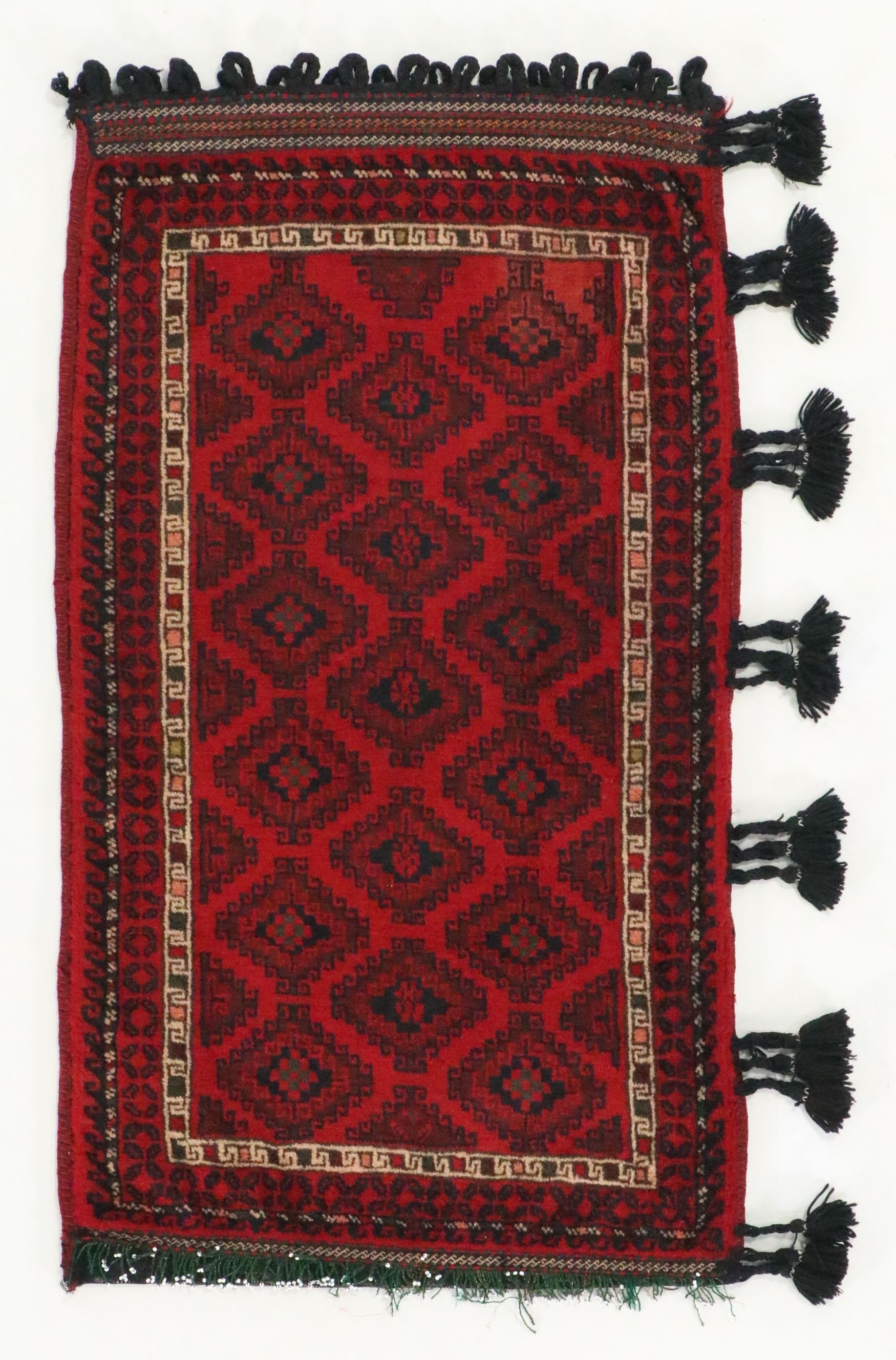 Hand-Knotted Afghan Baluch Balisht Bag Pillow Cover