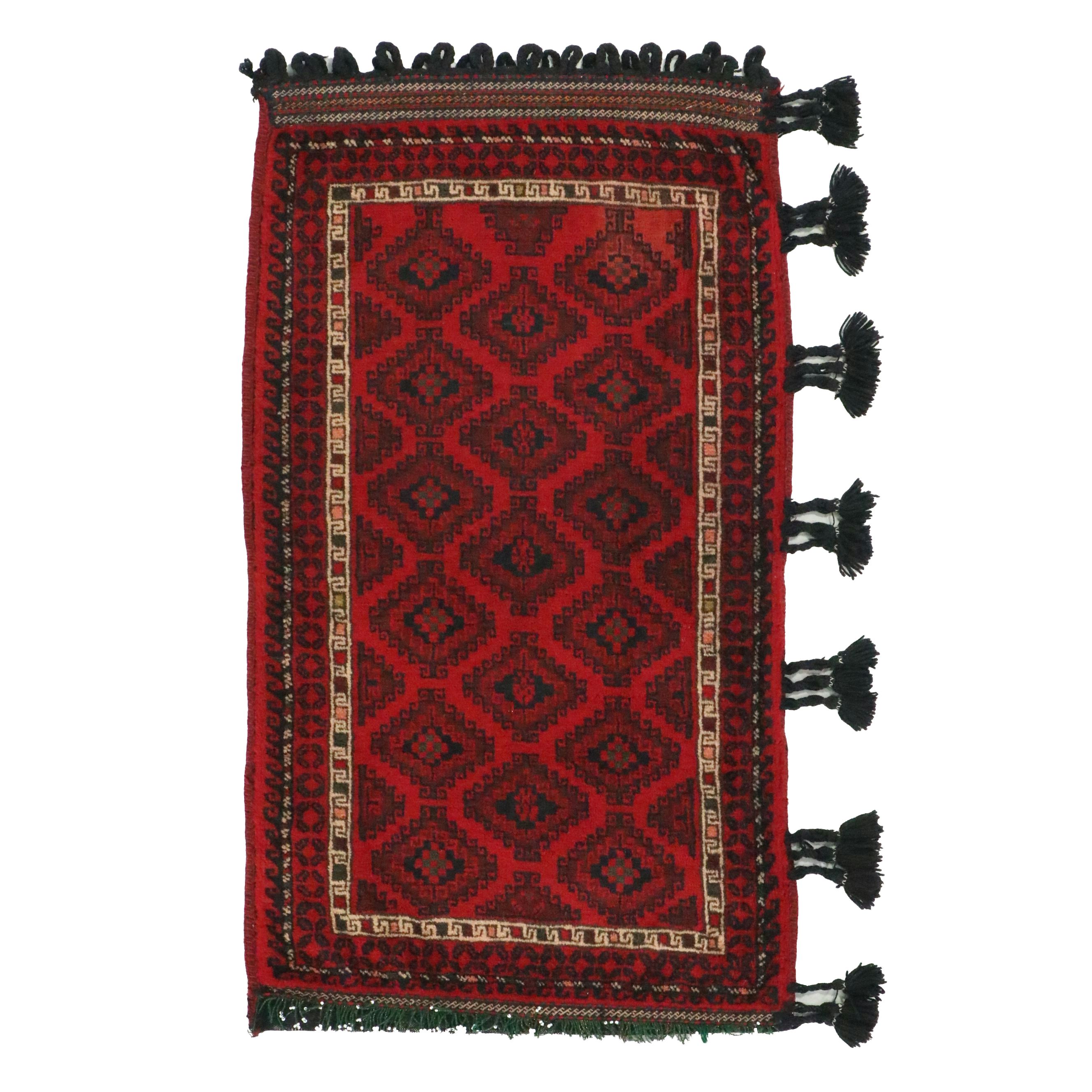 Hand-Knotted Afghan Baluch Balisht Bag Pillow Cover