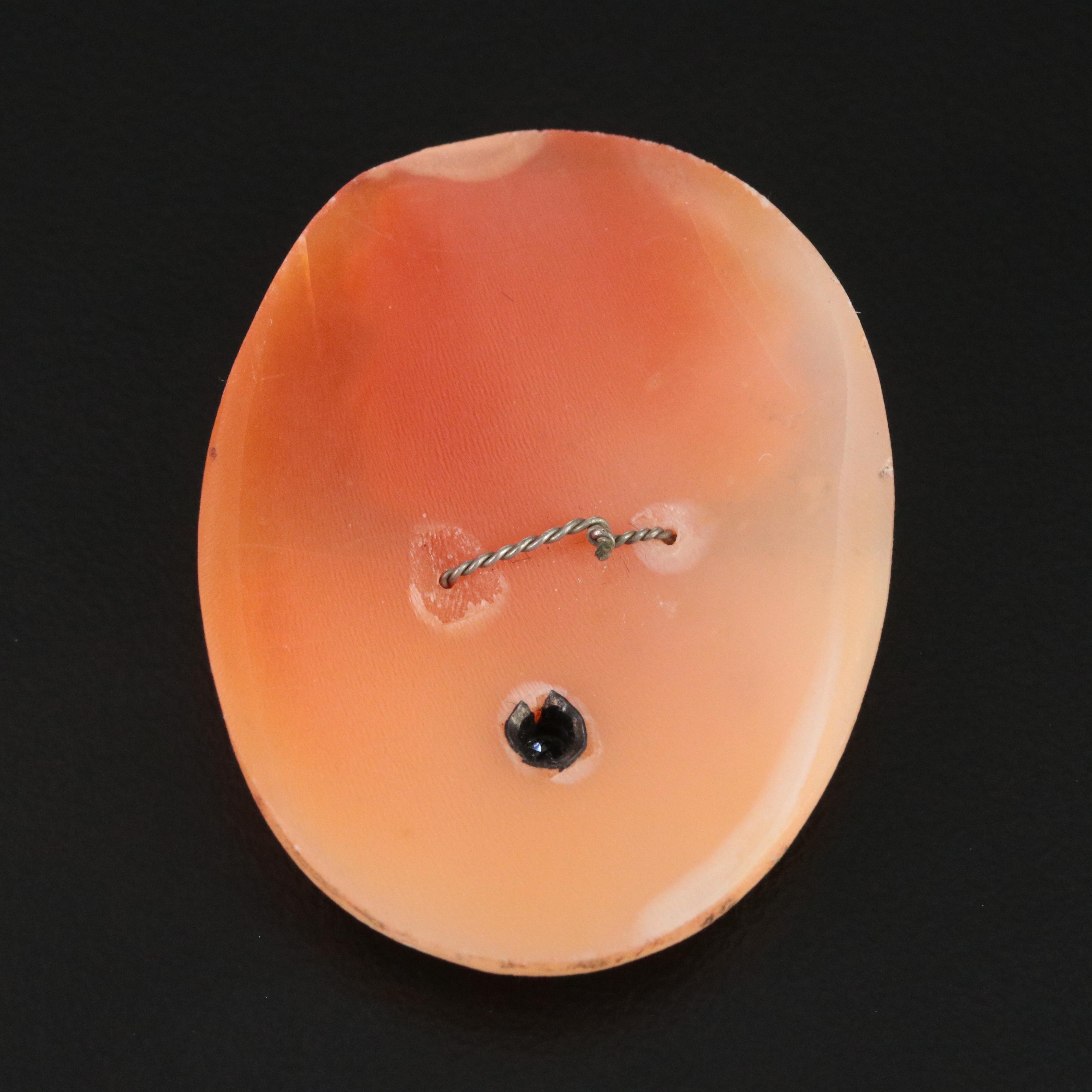 Loose Habillé Shell and Diamond Cameo