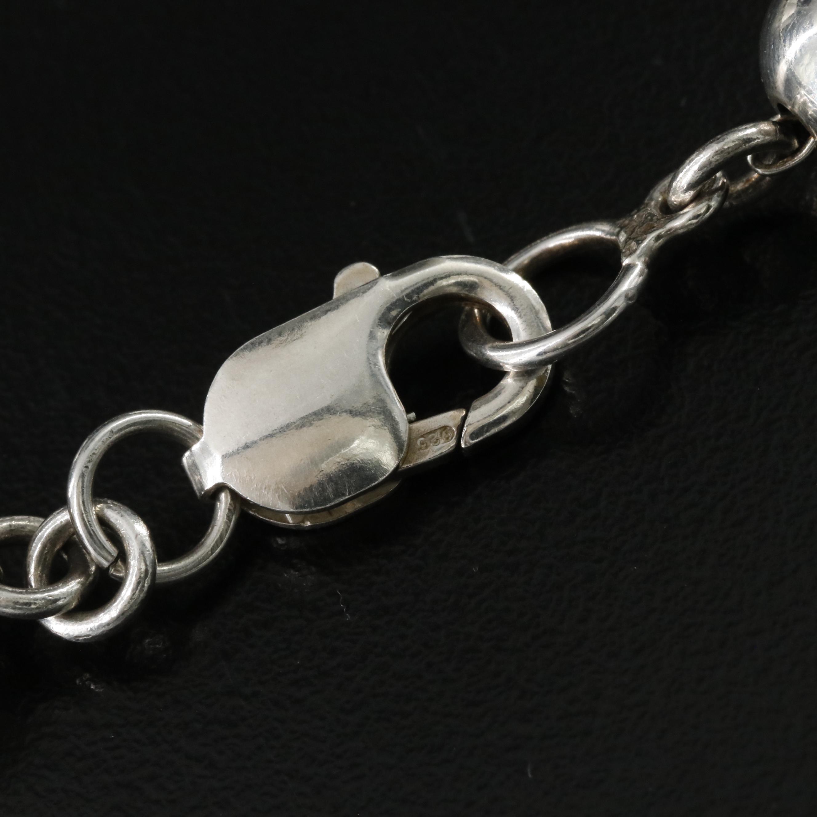 Sterling Beaded Necklace