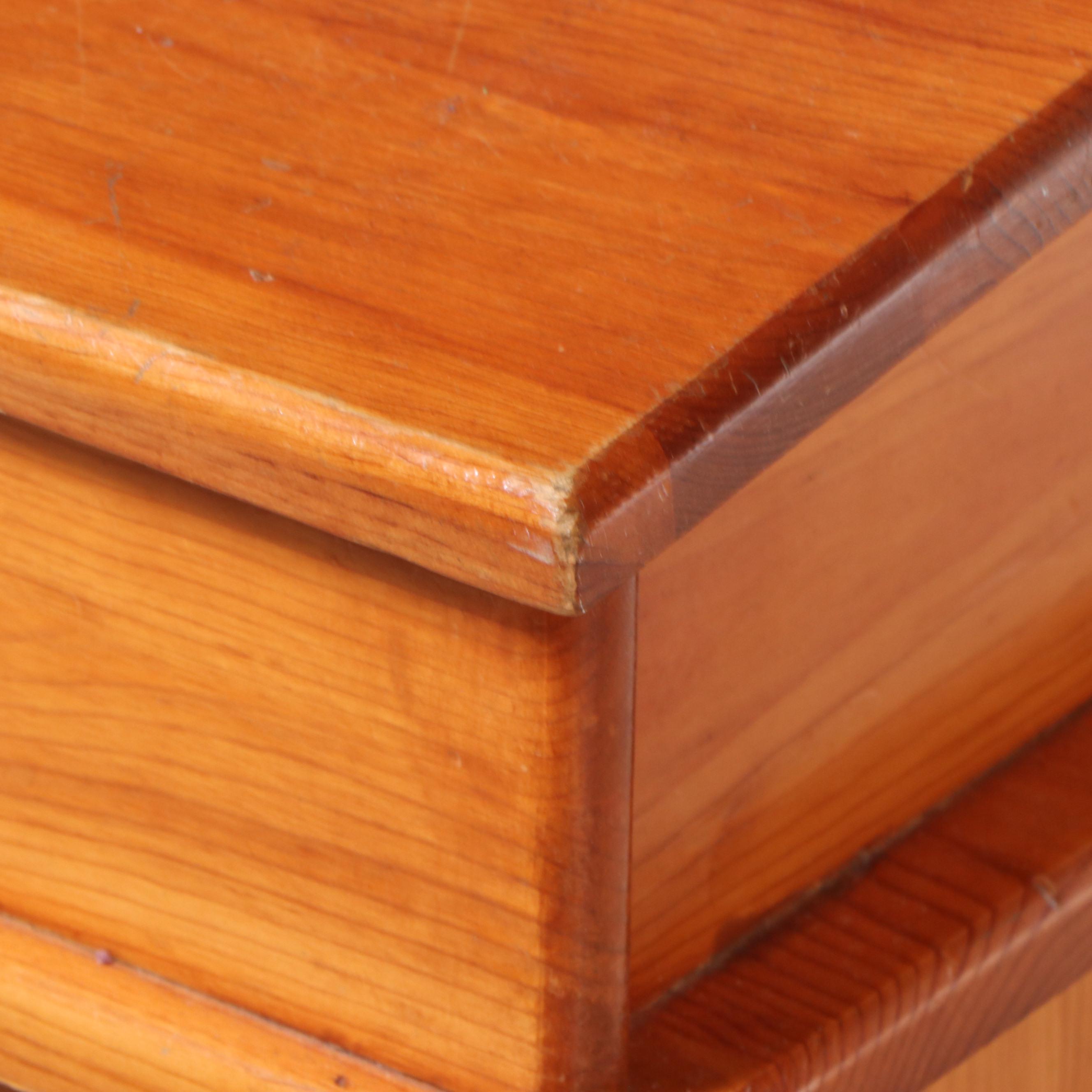 Victorian Style Pine Davenport Desk, Mid to Late 20th Century