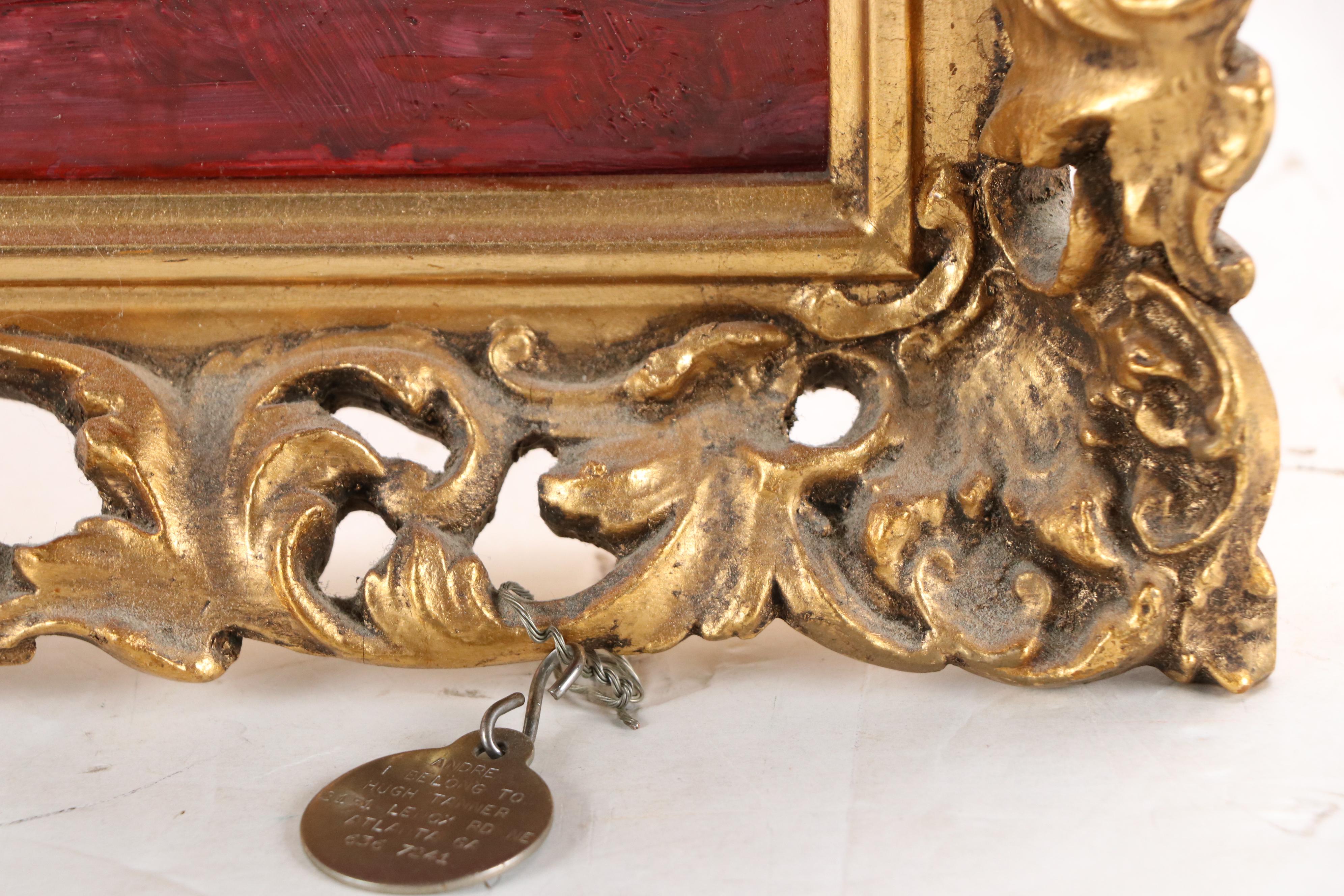 Ragan Poodle Pet Portrait Oil Painting "Andre"