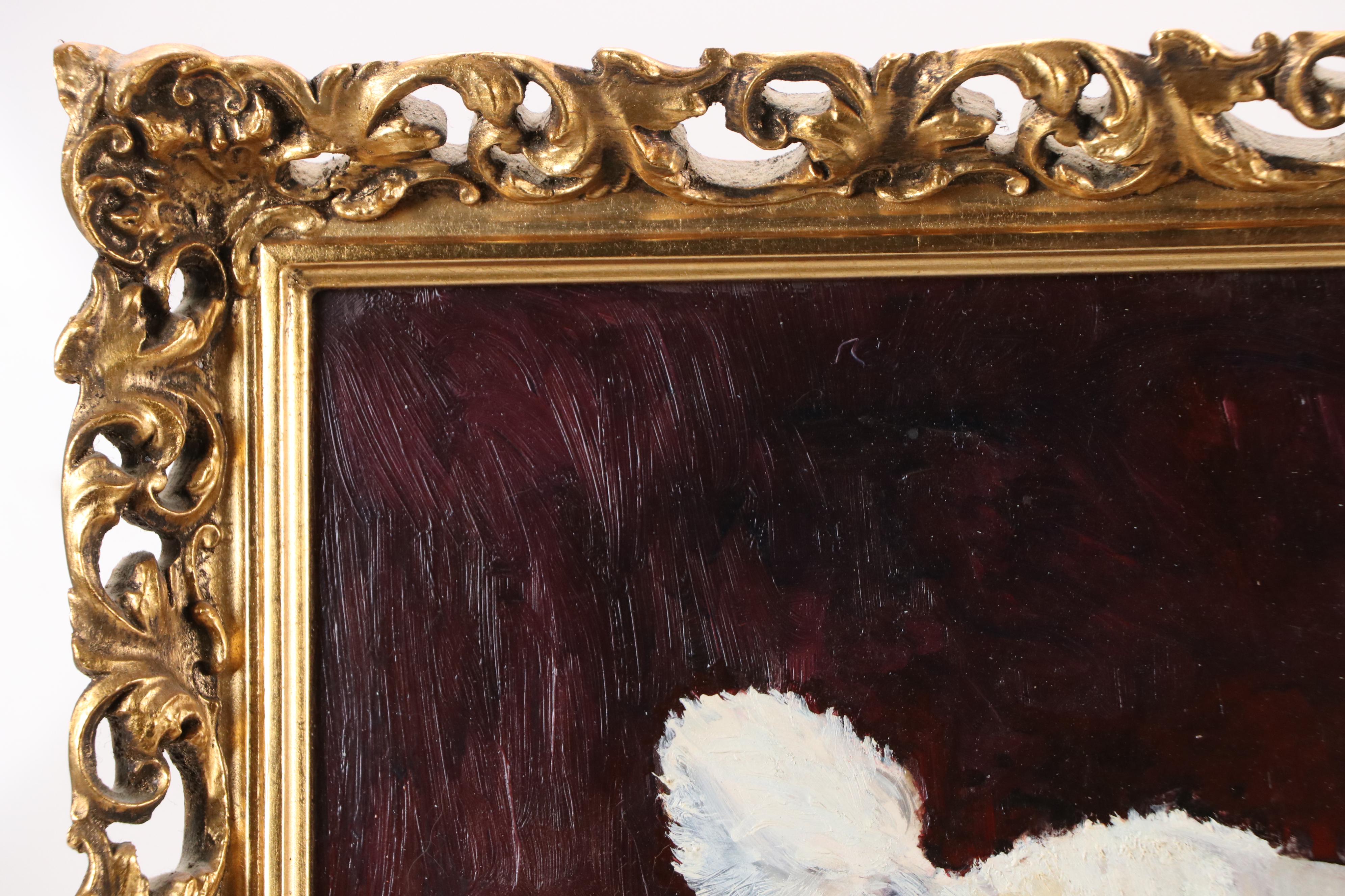 Ragan Poodle Pet Portrait Oil Painting "Andre"