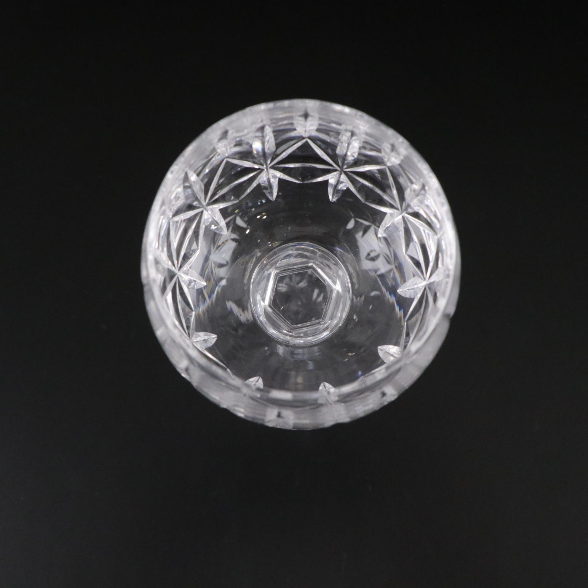 Waterford Crystal "Lismore" Spirit Decanter and "Rosslare" Hock Wine Glasses