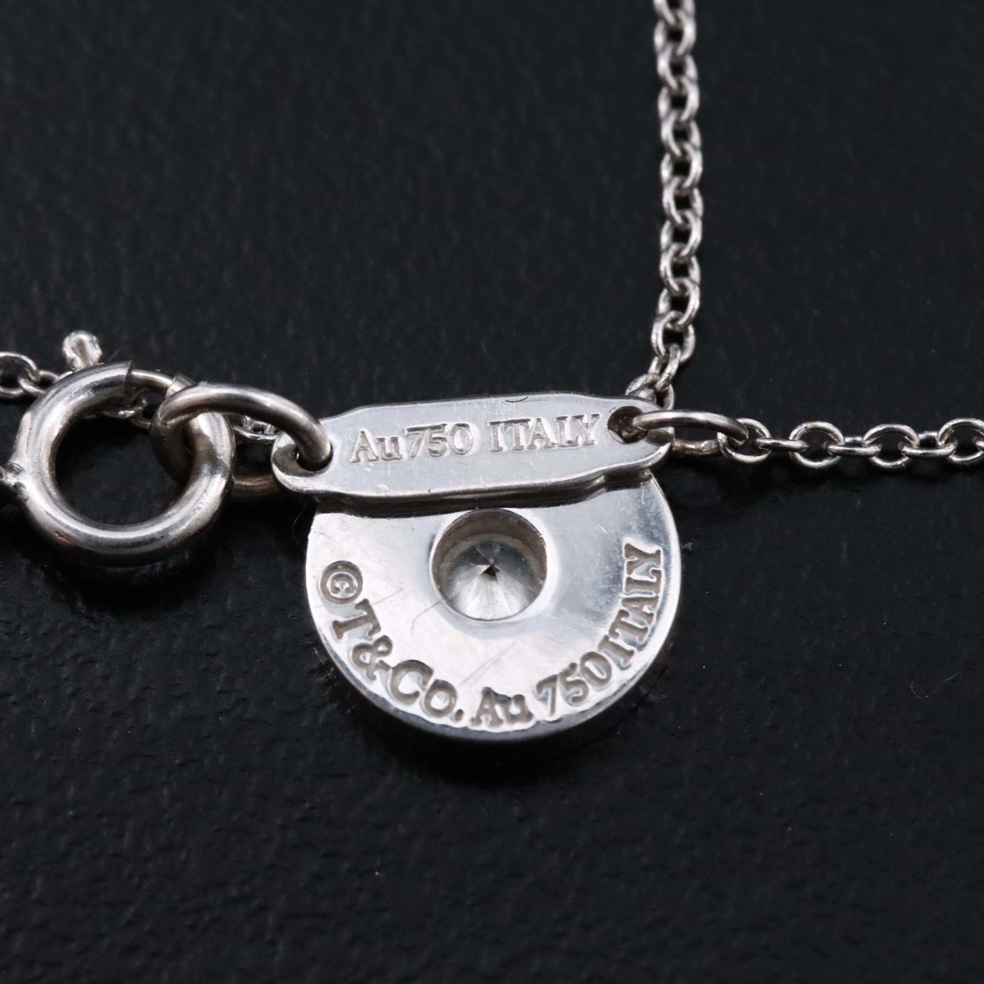 Tiffany & Co. 1837 18K Diamond Circle Necklace