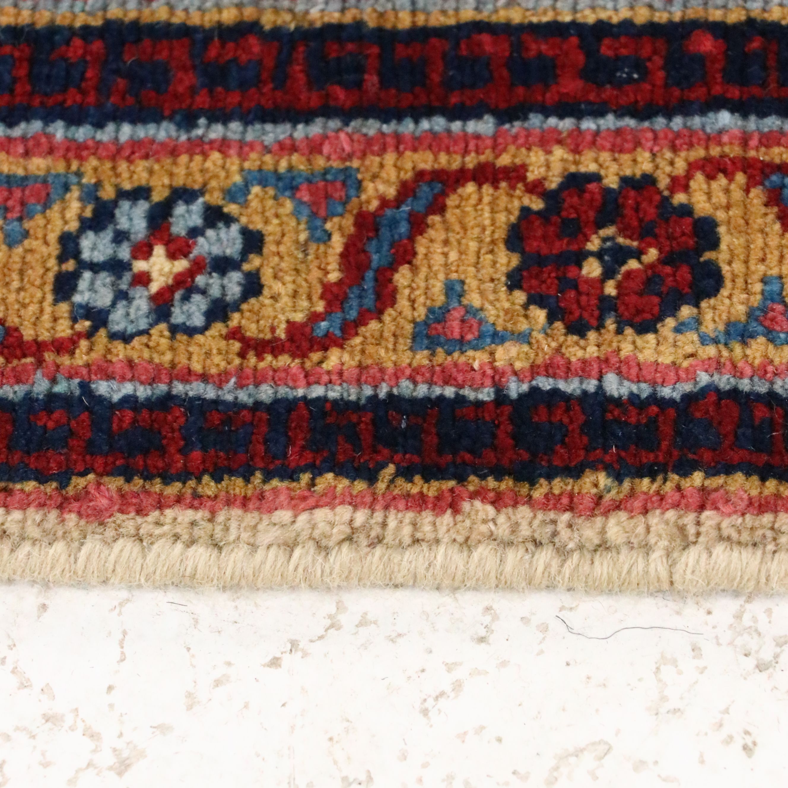 6'10 x 9'10 Hand-Knotted Persian Kerman Area Rug