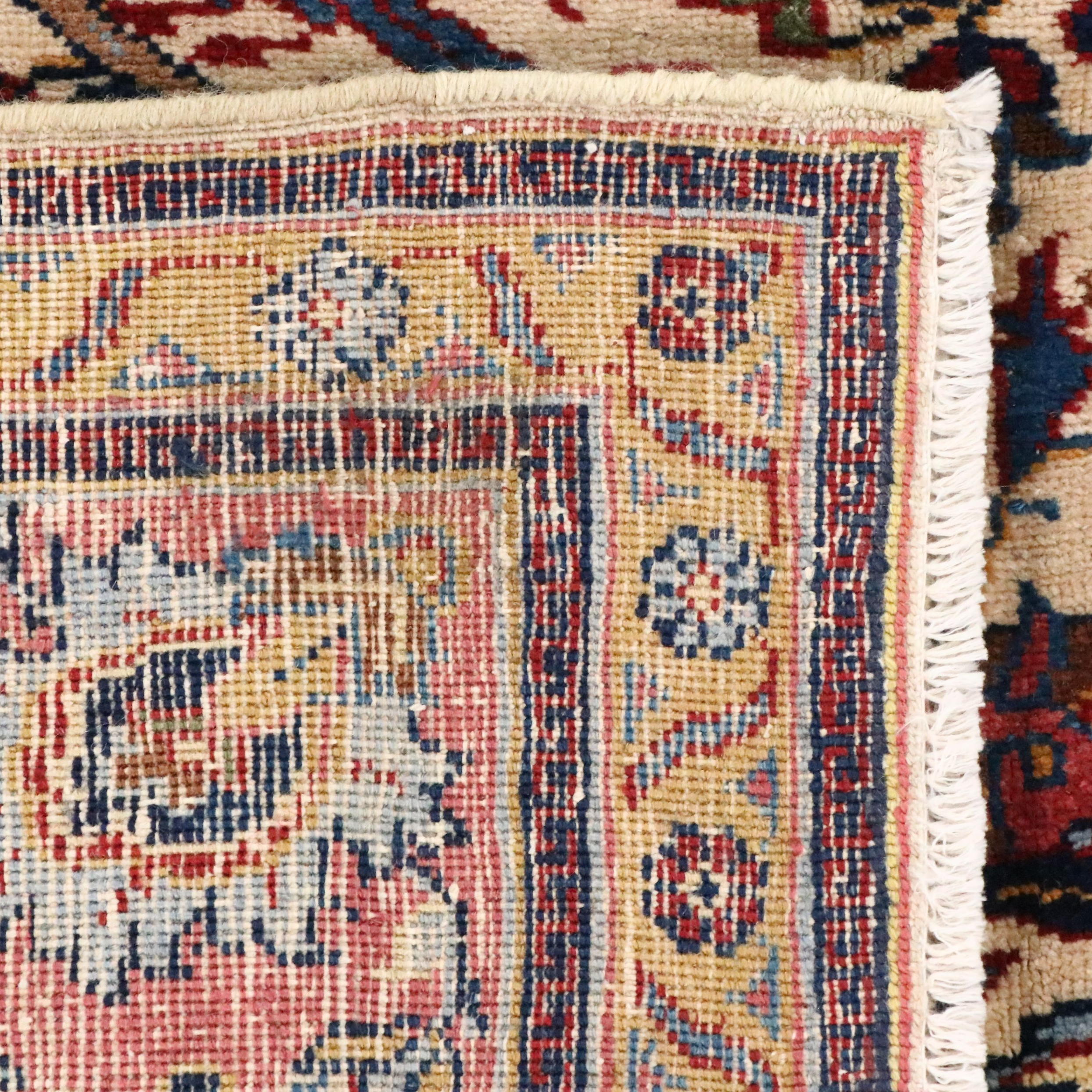 6'10 x 9'10 Hand-Knotted Persian Kerman Area Rug