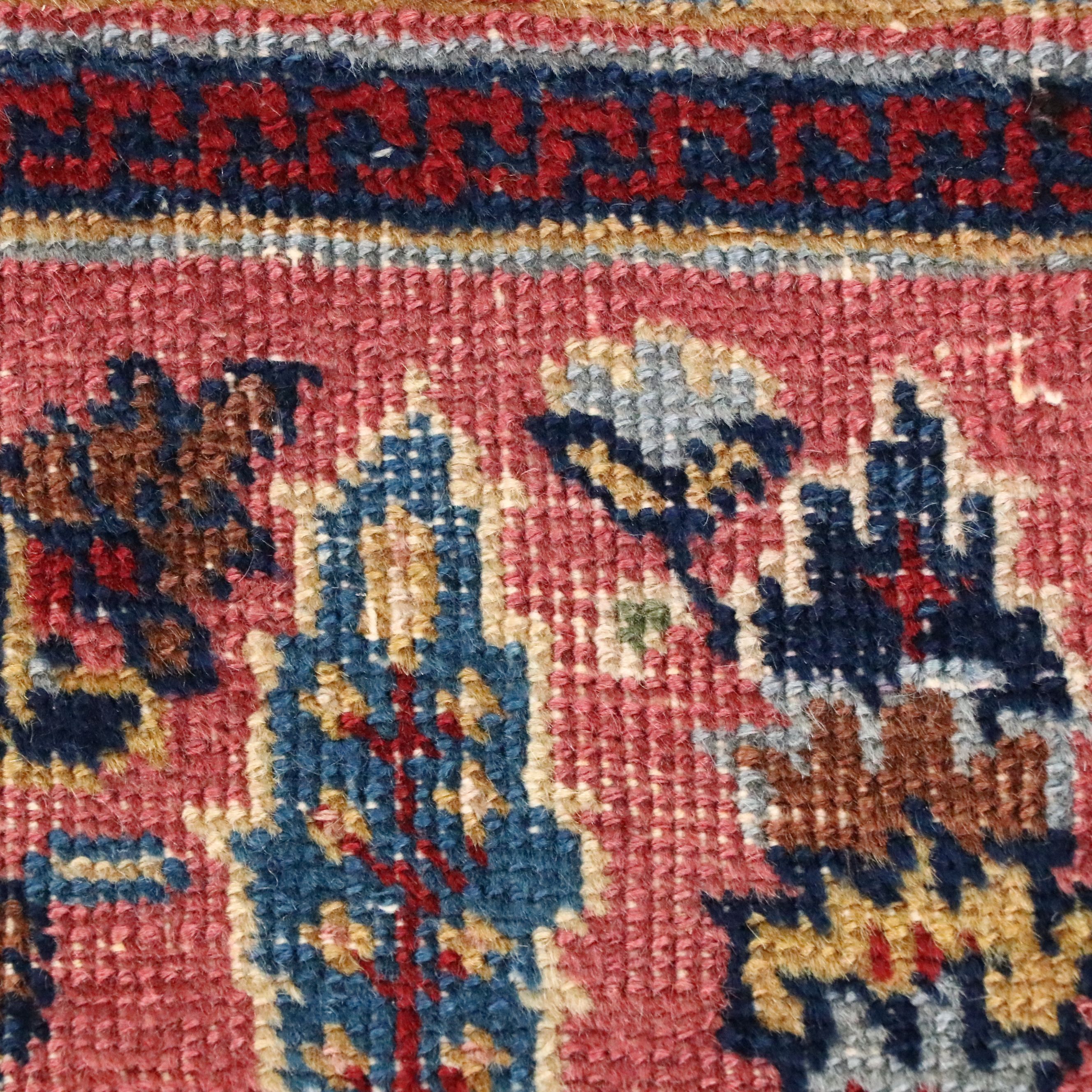 6'10 x 9'10 Hand-Knotted Persian Kerman Area Rug