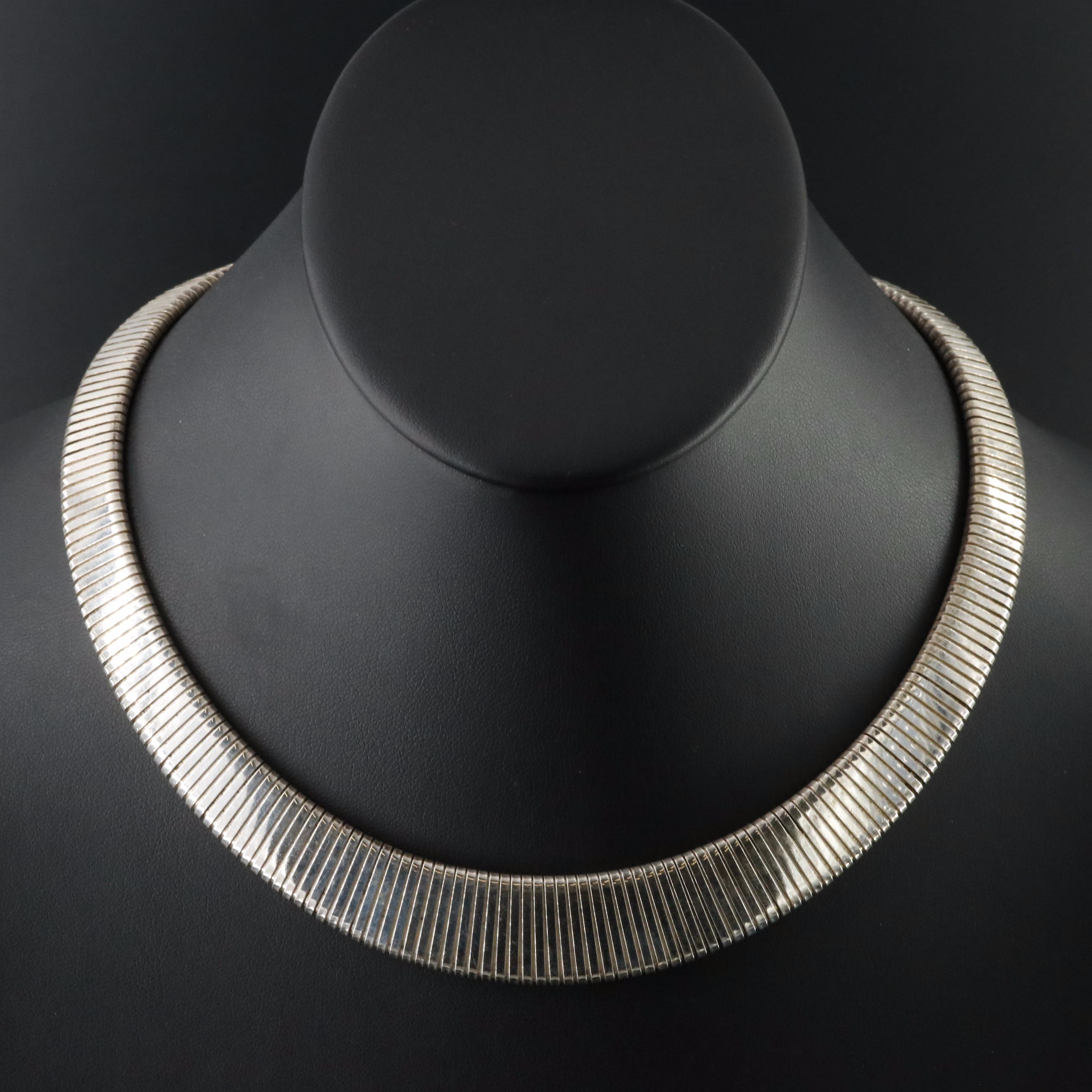 Sterling Tubogas Chain Necklace