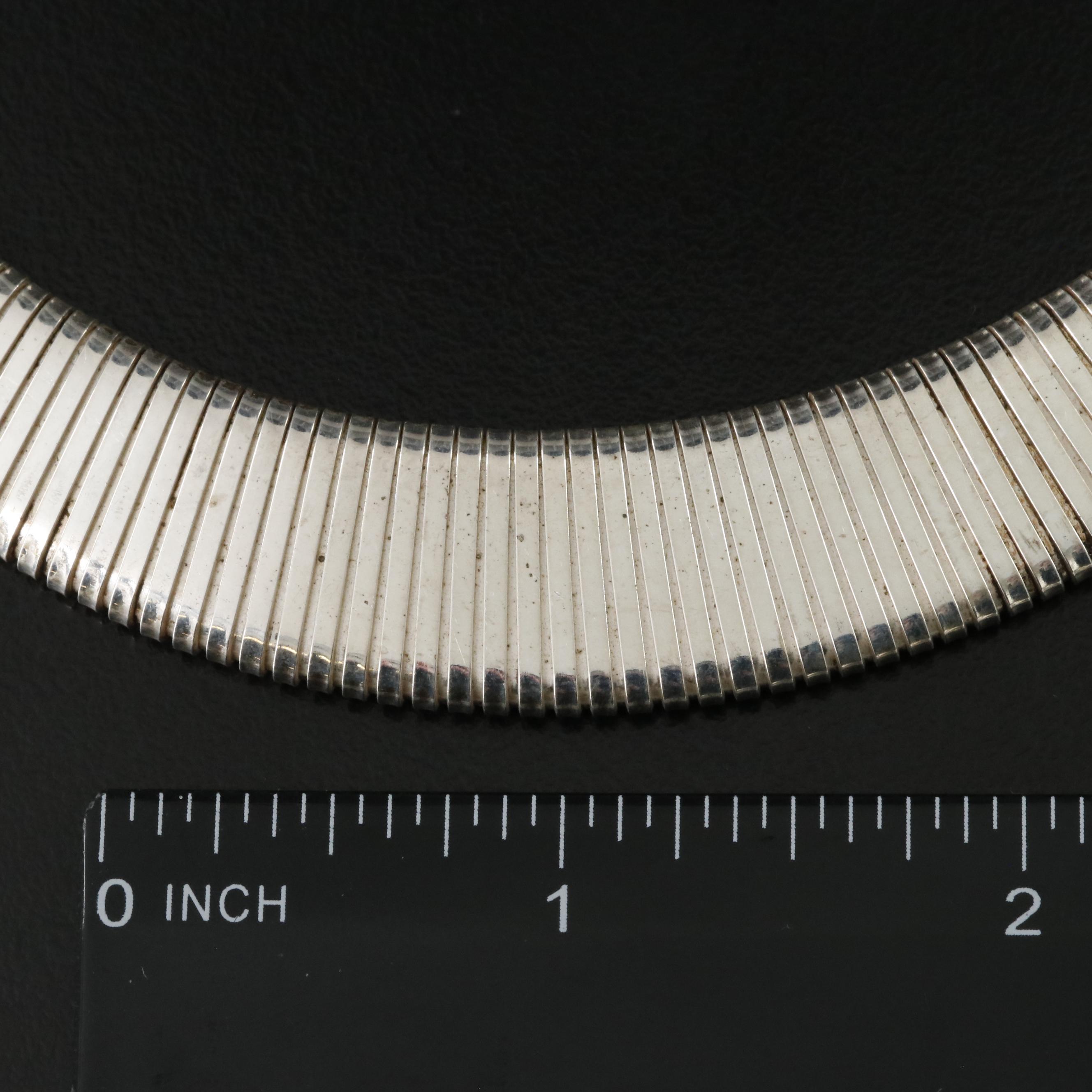 Sterling Tubogas Chain Necklace