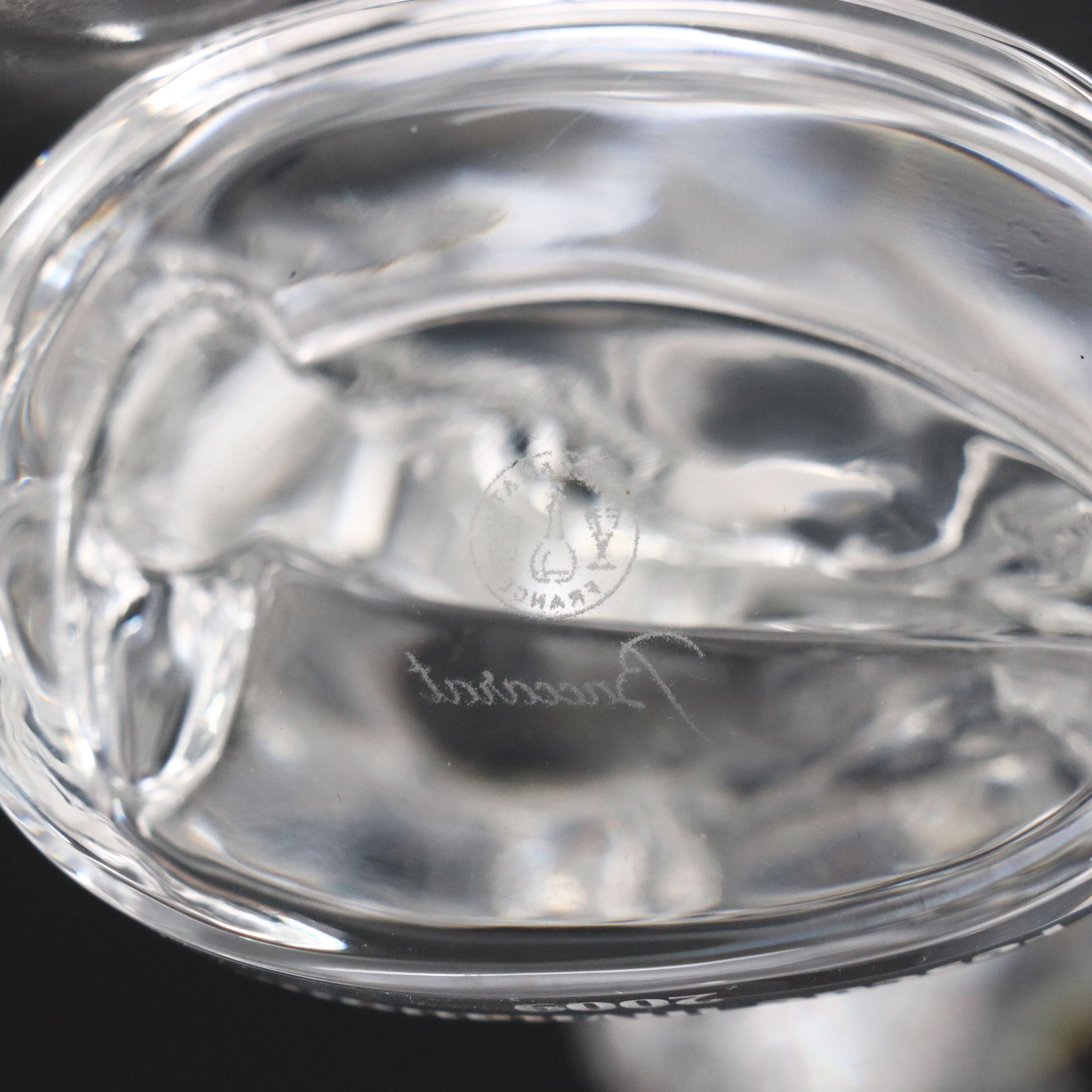 Baccarat Fescue Invitational Clear Crystal Golfer Figurine, 2009